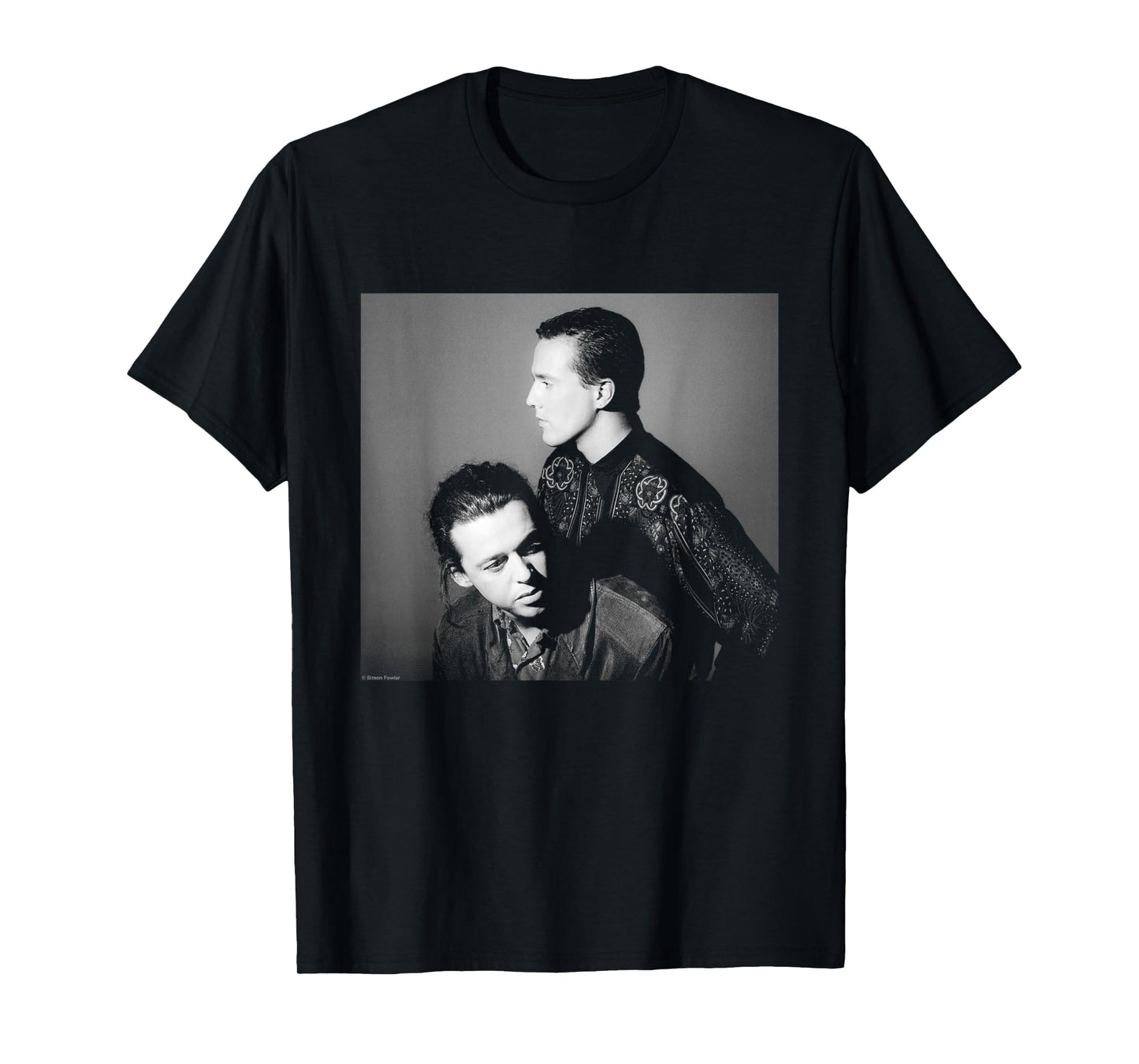 Pop Duo Tears for Fears Shout Portrait by Simon Fowler T-Shirt