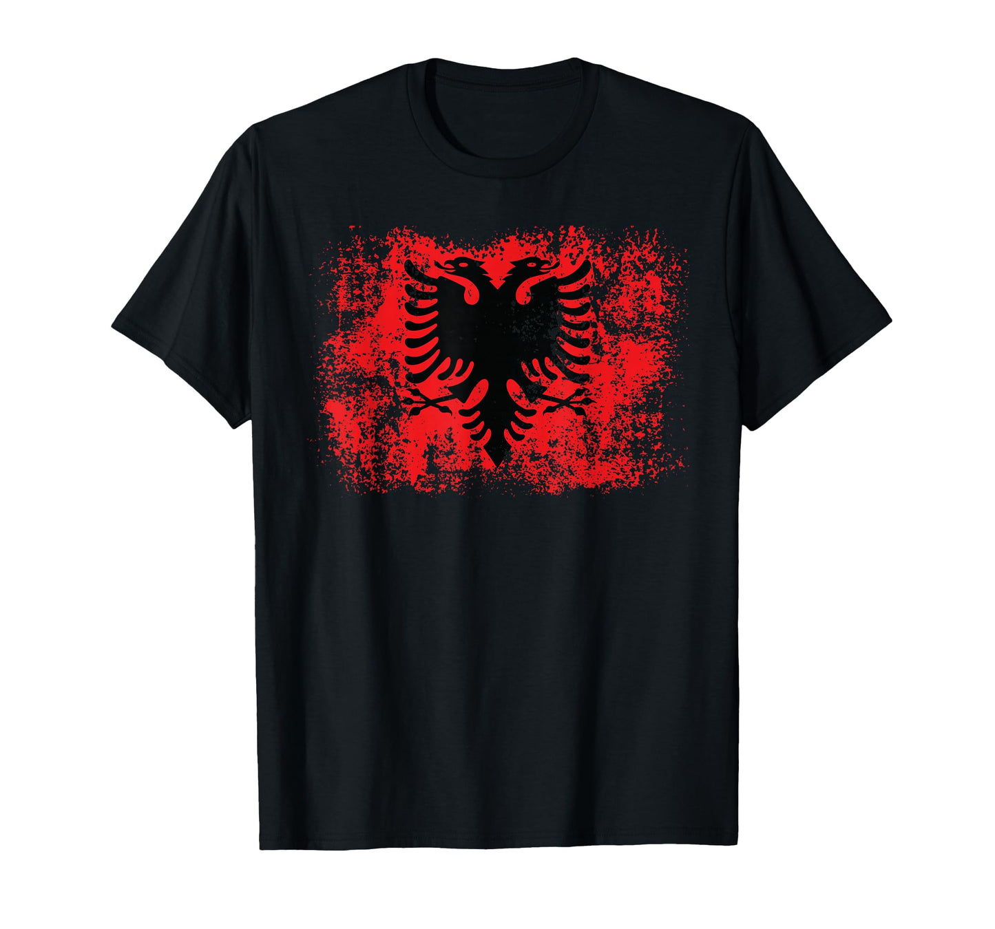 Albanian Flag Retro Proud Albanian Patriot Albania T-Shirt