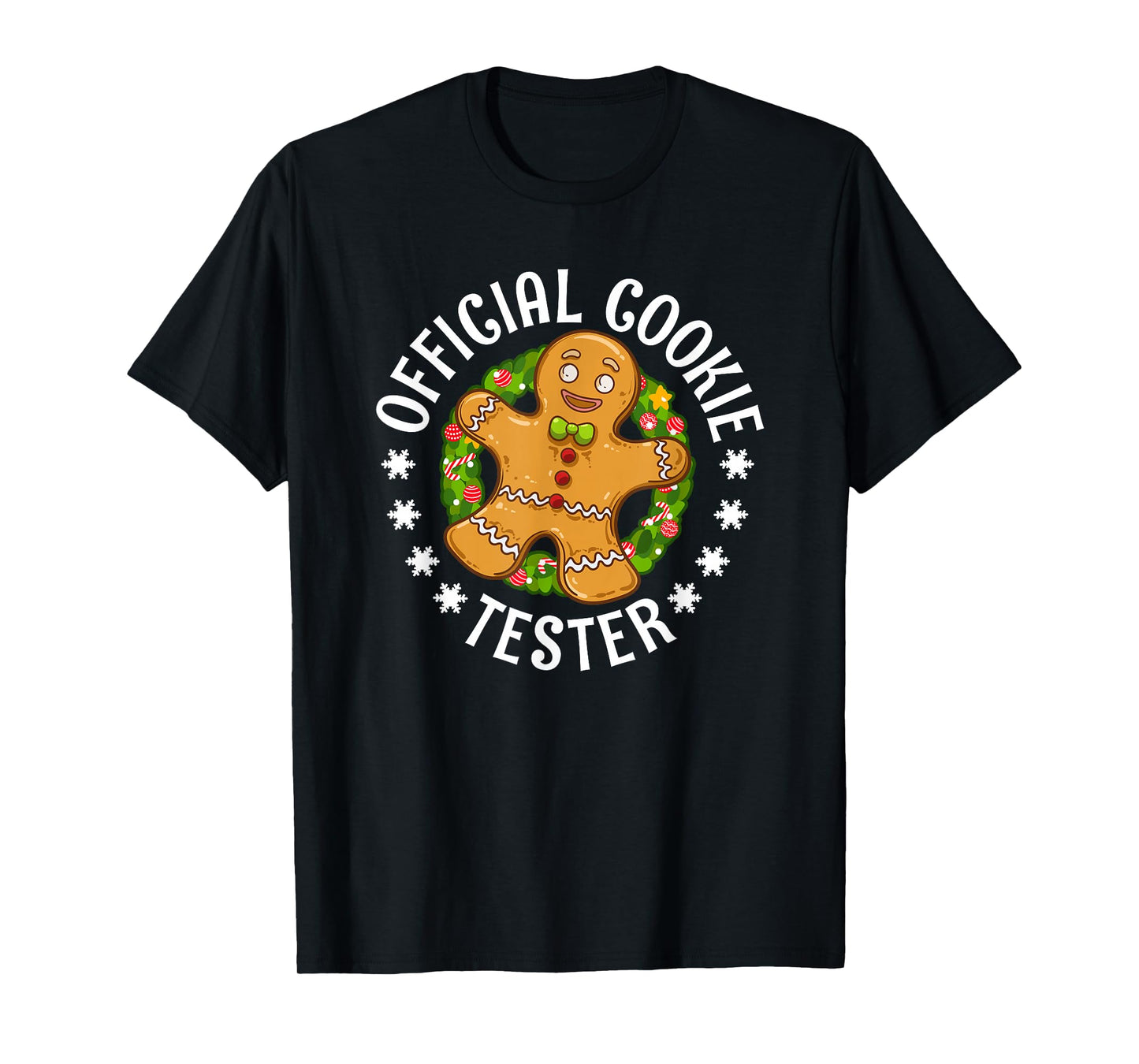 Christmas Official Cookie Tester Men Women Kids Youth T-Shirt