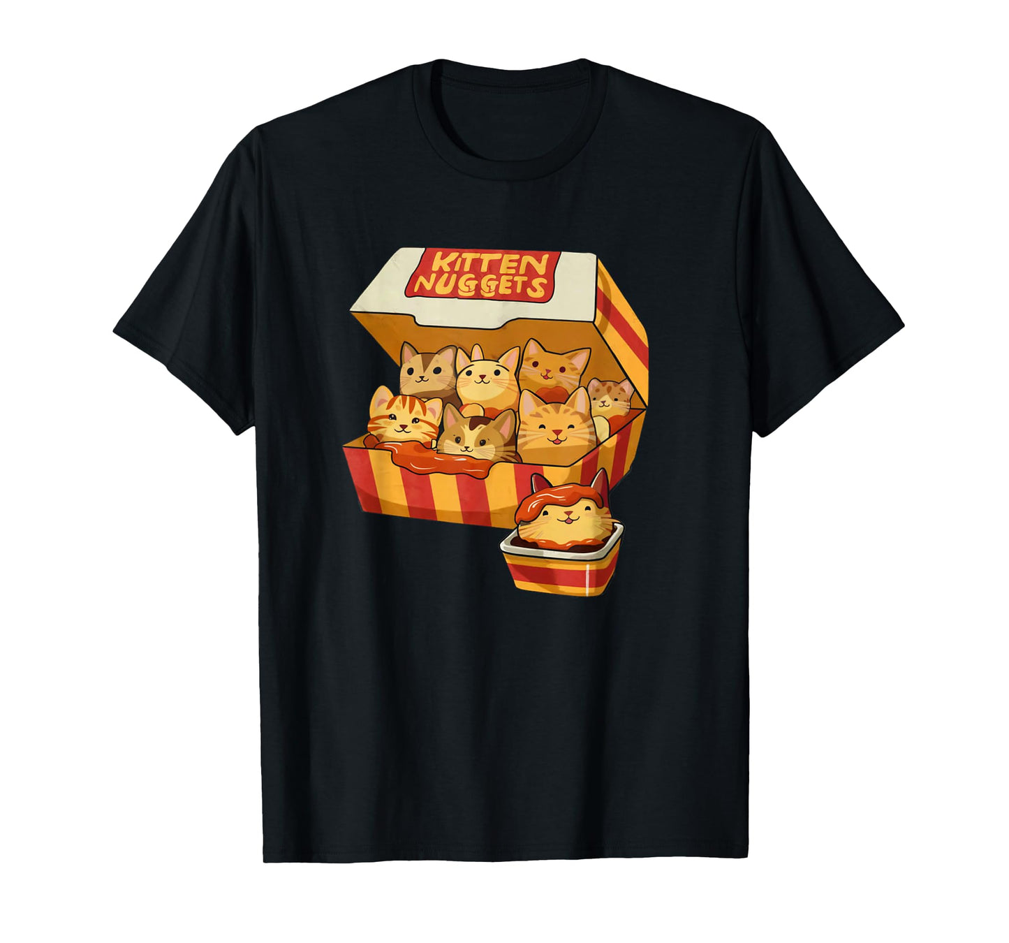 Kitten Nuggets Funny Cat Lover Pun T-Shirt