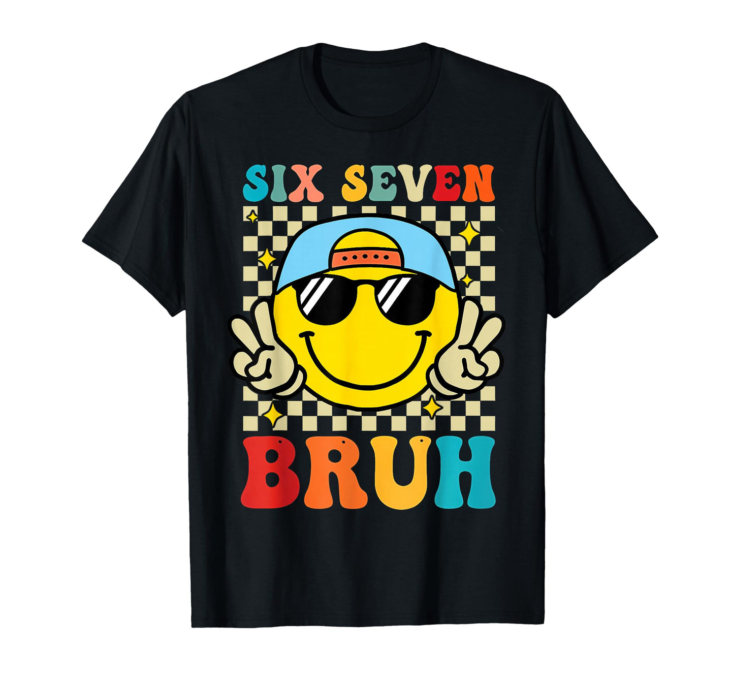 67 Meme Gen Alpha Slang 6 7 Six Seven Bruh Funny Boys Kids T-Shirt