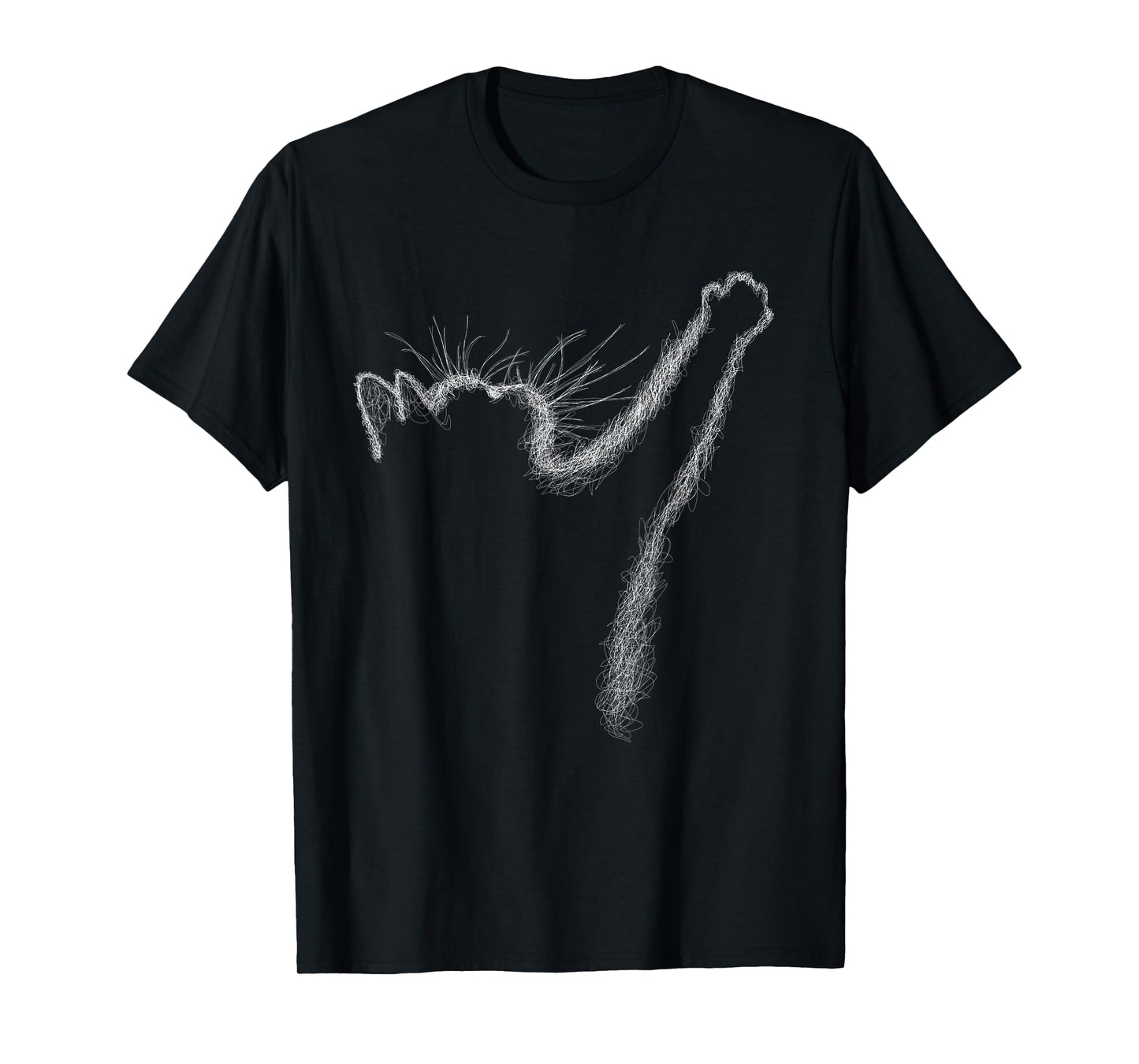 Cute Cat scribble art sketch for kitten lovers Kitty cats T-Shirt