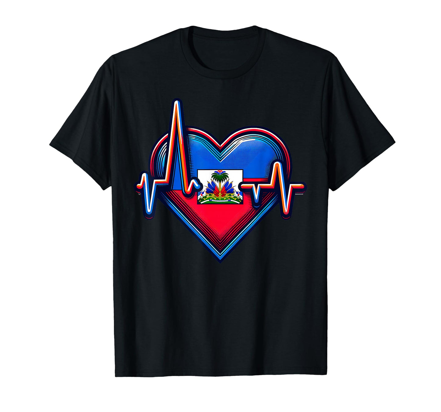 Haitian Flag Day Love Haiti Haitian Haitian Roots Haiti Flag T-Shirt
