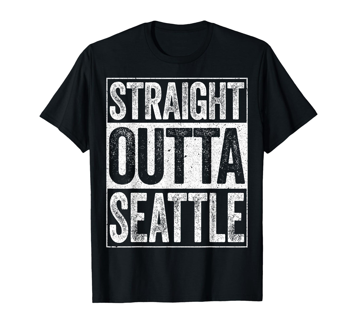 Straight Outta Seattle T-Shirt Washington State Shirt T-Shirt