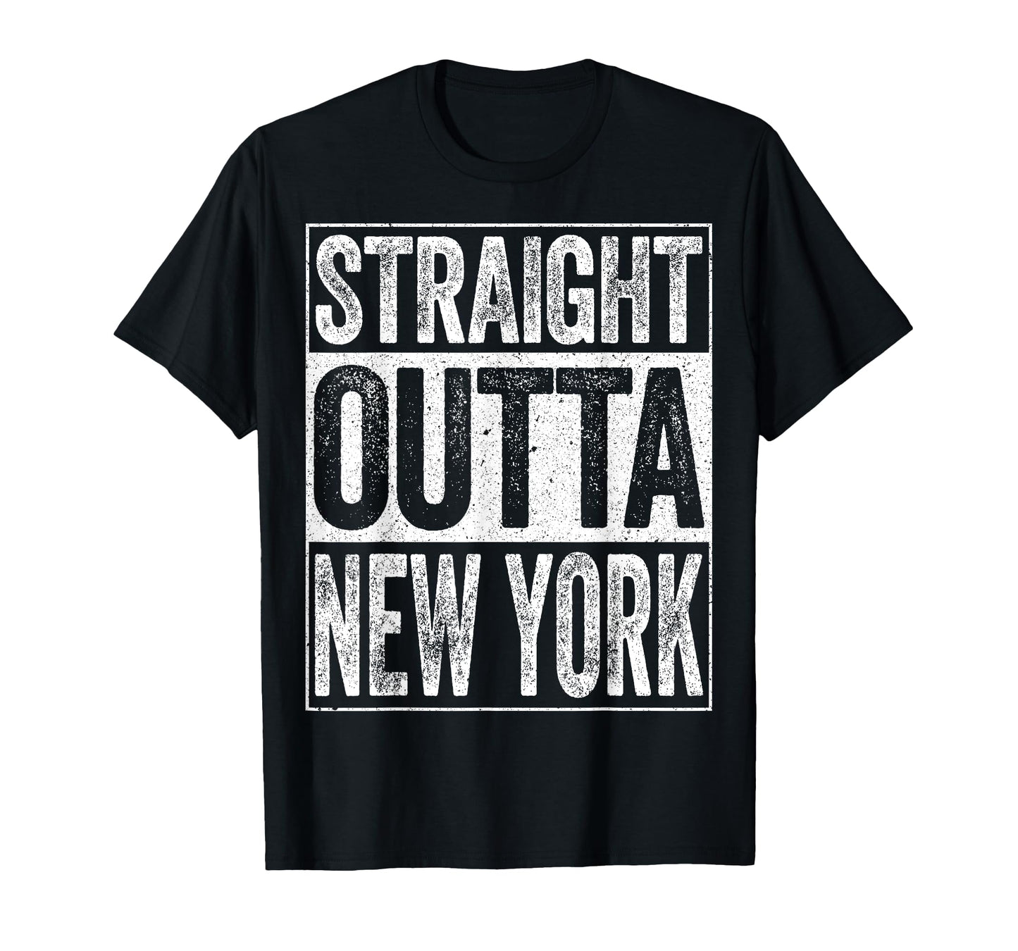 Straight Outta New York Shirt Patriotic New York State T-Shirt for Women Kids Men