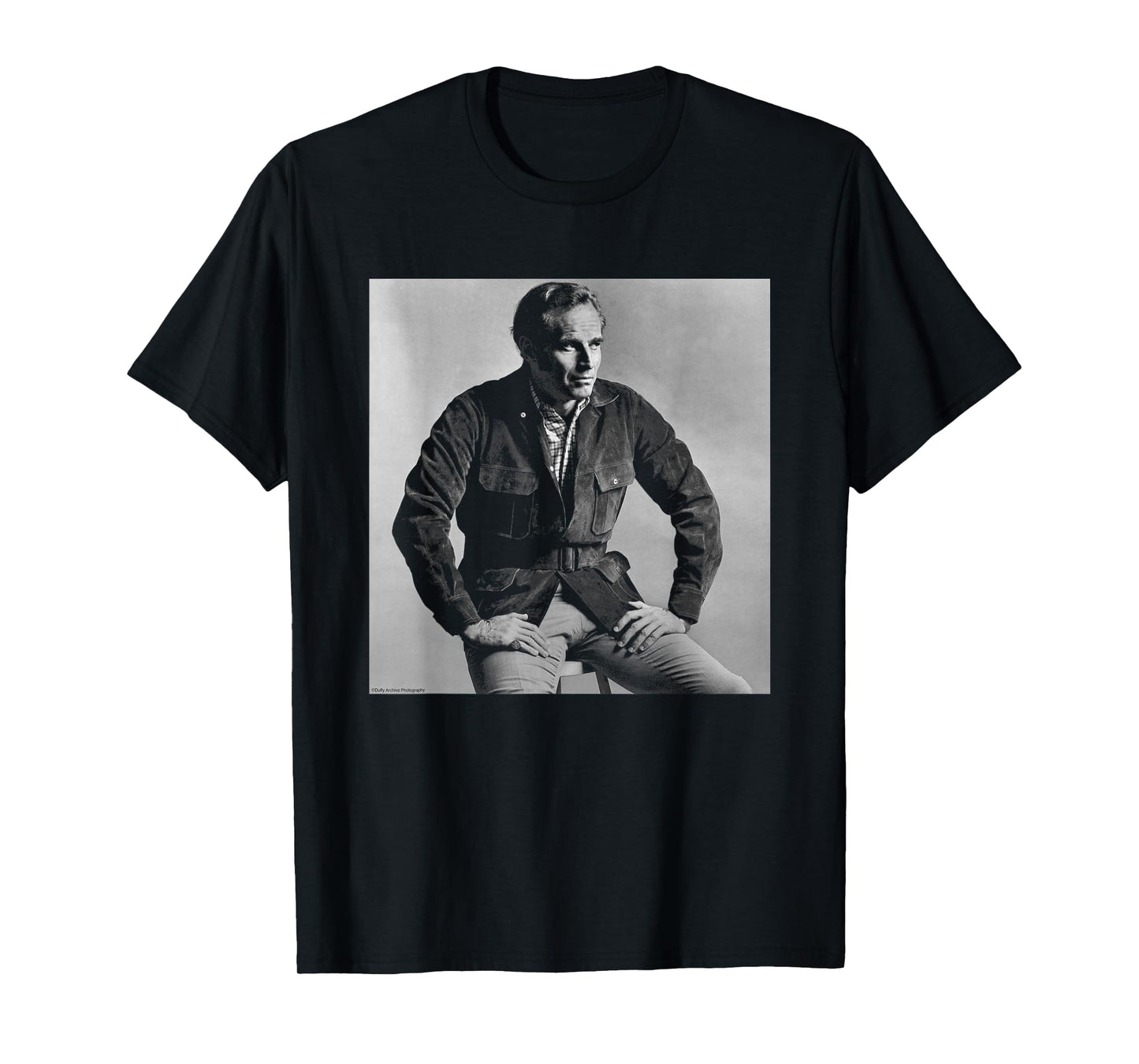 Ben-Hur Actor Charlton Heston Duffy Archive Photography T-Shirt