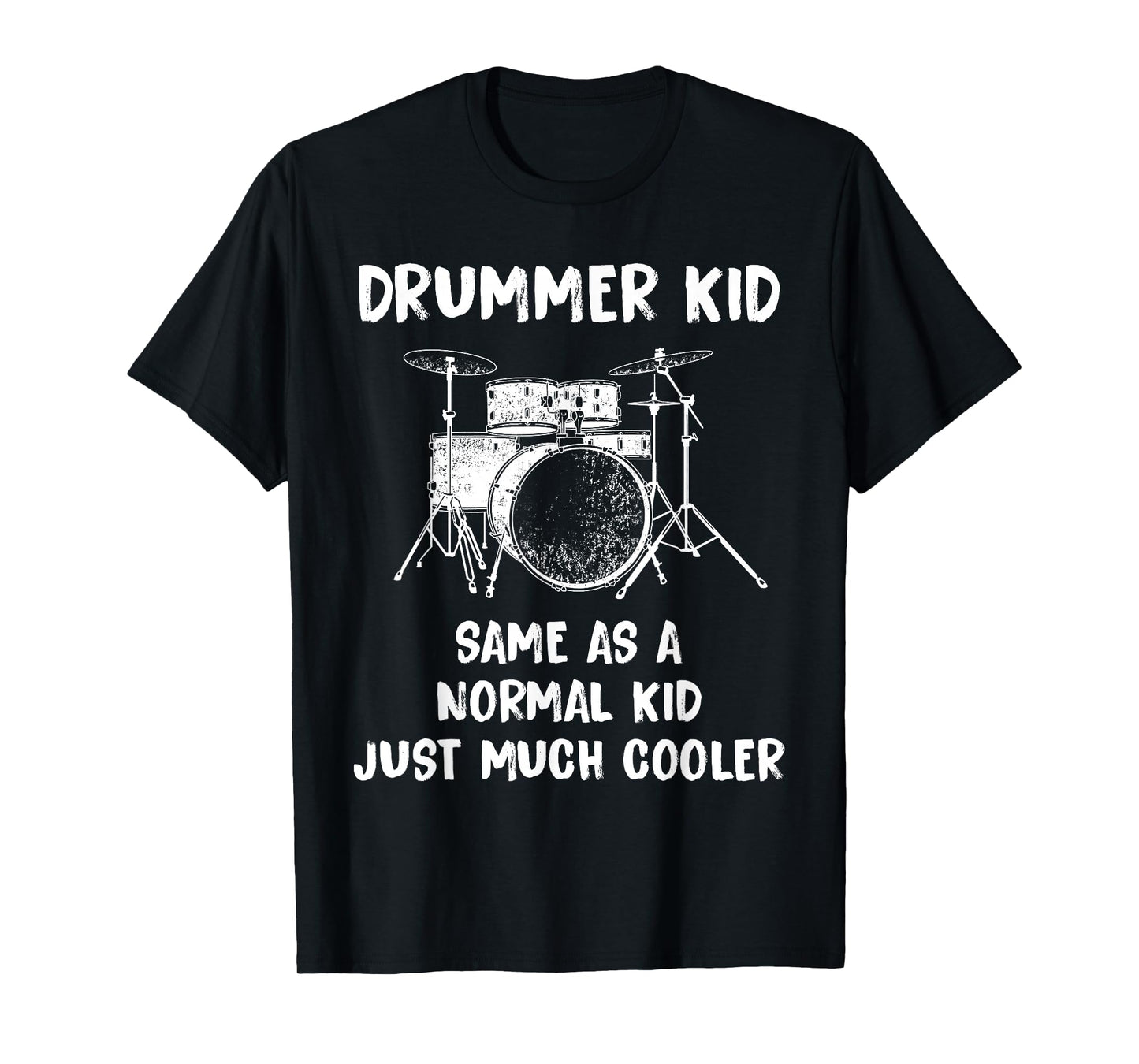 Drummer Kid Definition Funny Musician Drums T-Shirt
