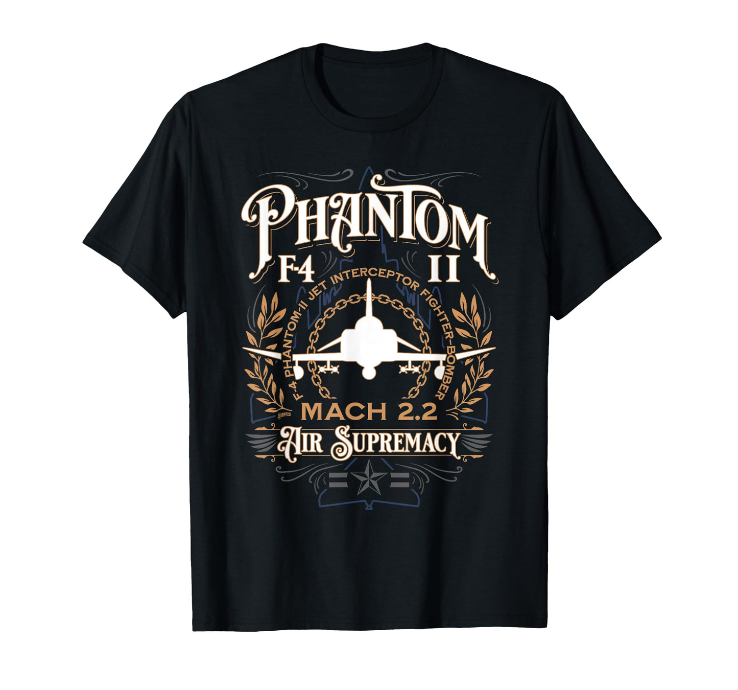 Classic F-4 Phantom II Military Fighter Jet Aircraft T-Shirt