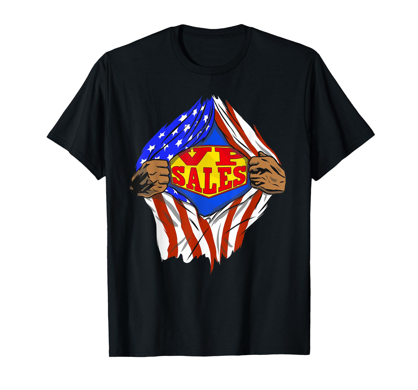 Funny Super Vp Sales Hero Job T-Shirt
