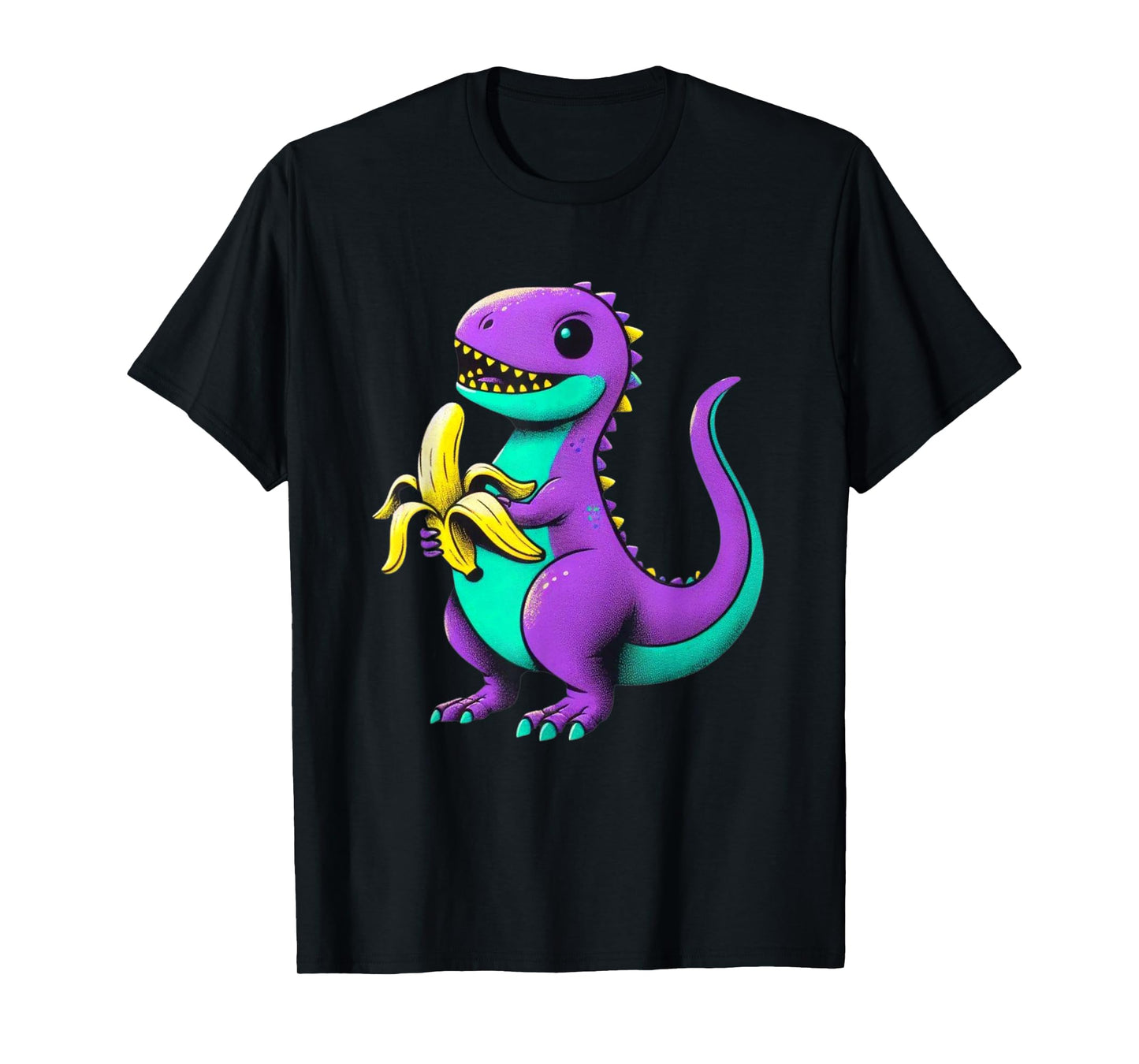 Funny Thesaurus Dinosaur eating a banana T-Shirt