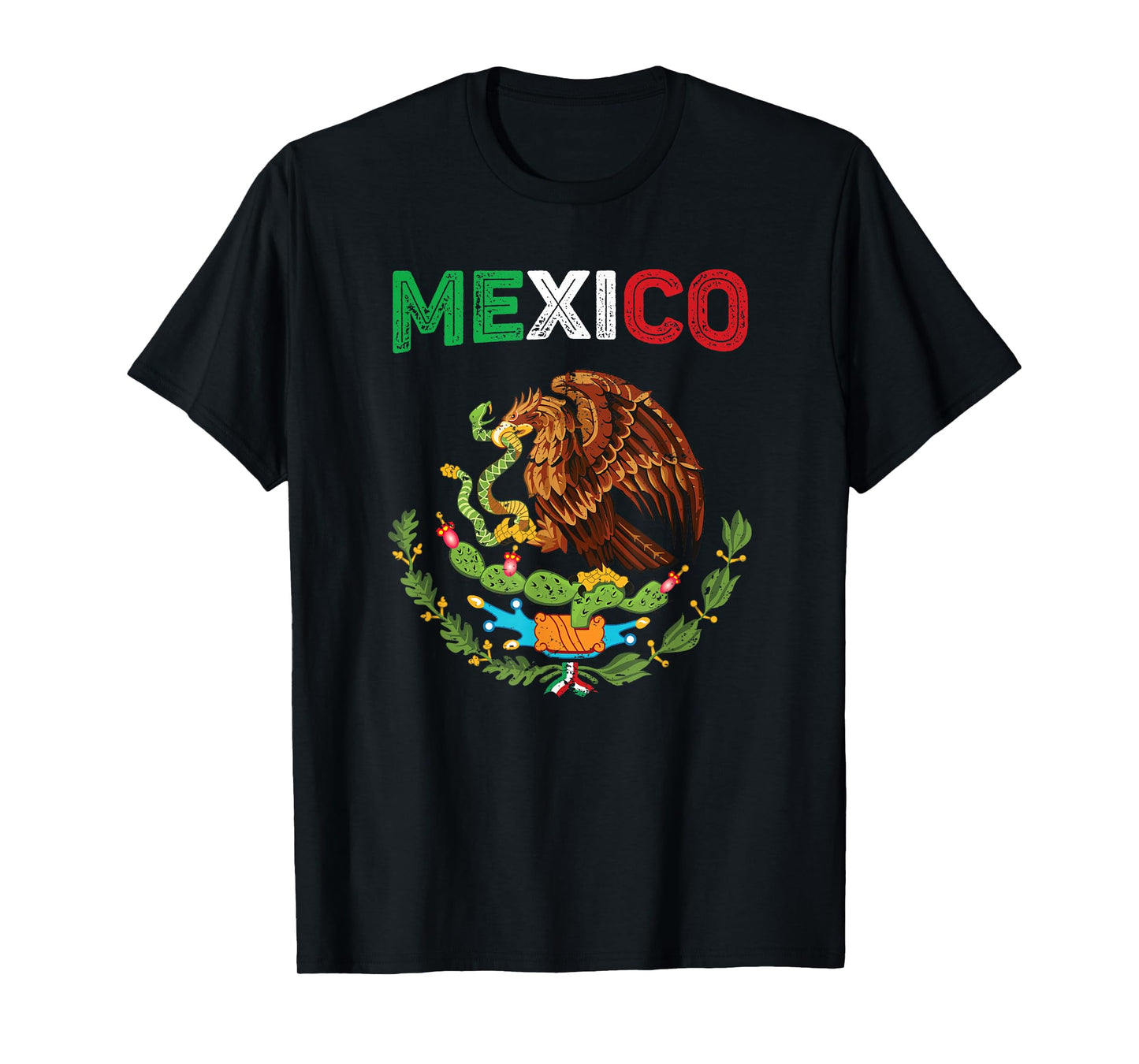 Mexico Flag Vintage Mexican Flag T-Shirt