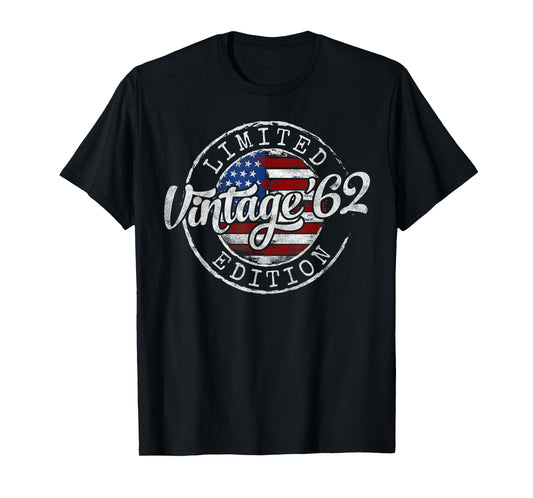 Vintage 1962 63rd Birthday Gifts for Men Women 63 Year Old T-Shirt