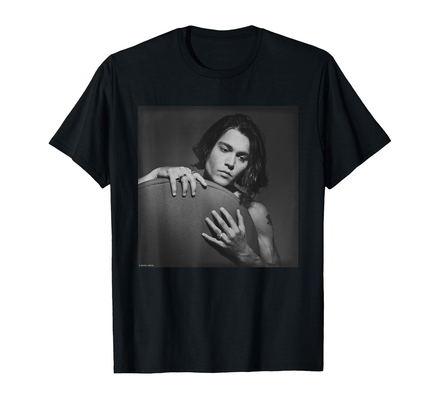 Johnny Depp Edward Scissorhands Actor By Michael Grecco T-Shirt