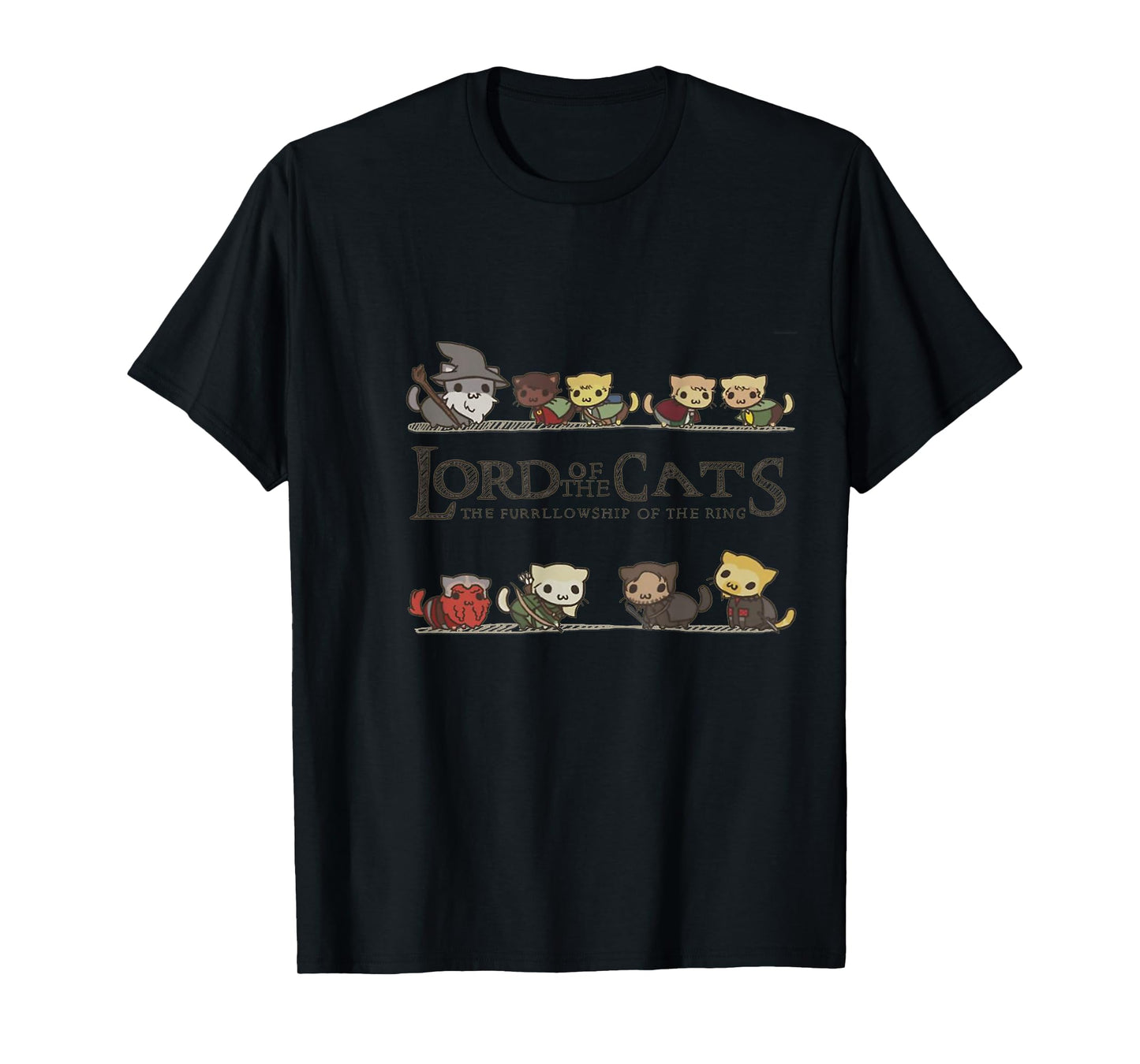 Cat - Lord of The Cats - Funny Kitten T-Shirt