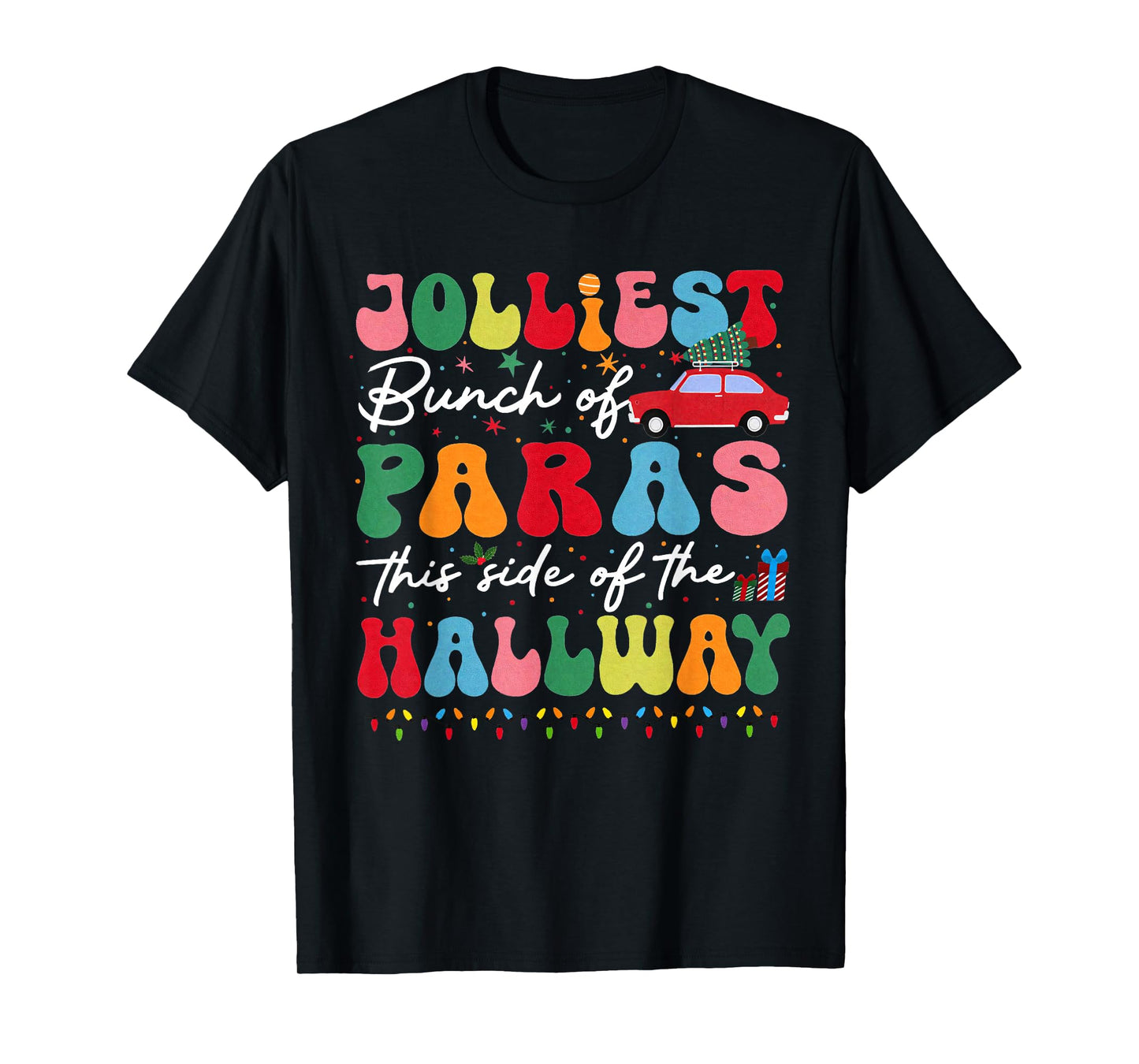 Jolliest Bunch of Paras This Side of The Hallway Xmas Group T-Shirt