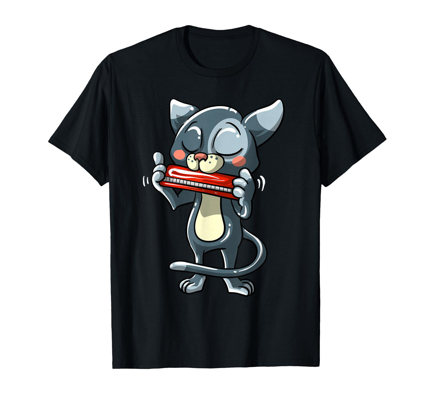 Funny Harmonica Design for Men Women Music Harmonica Lovers T-Shirt