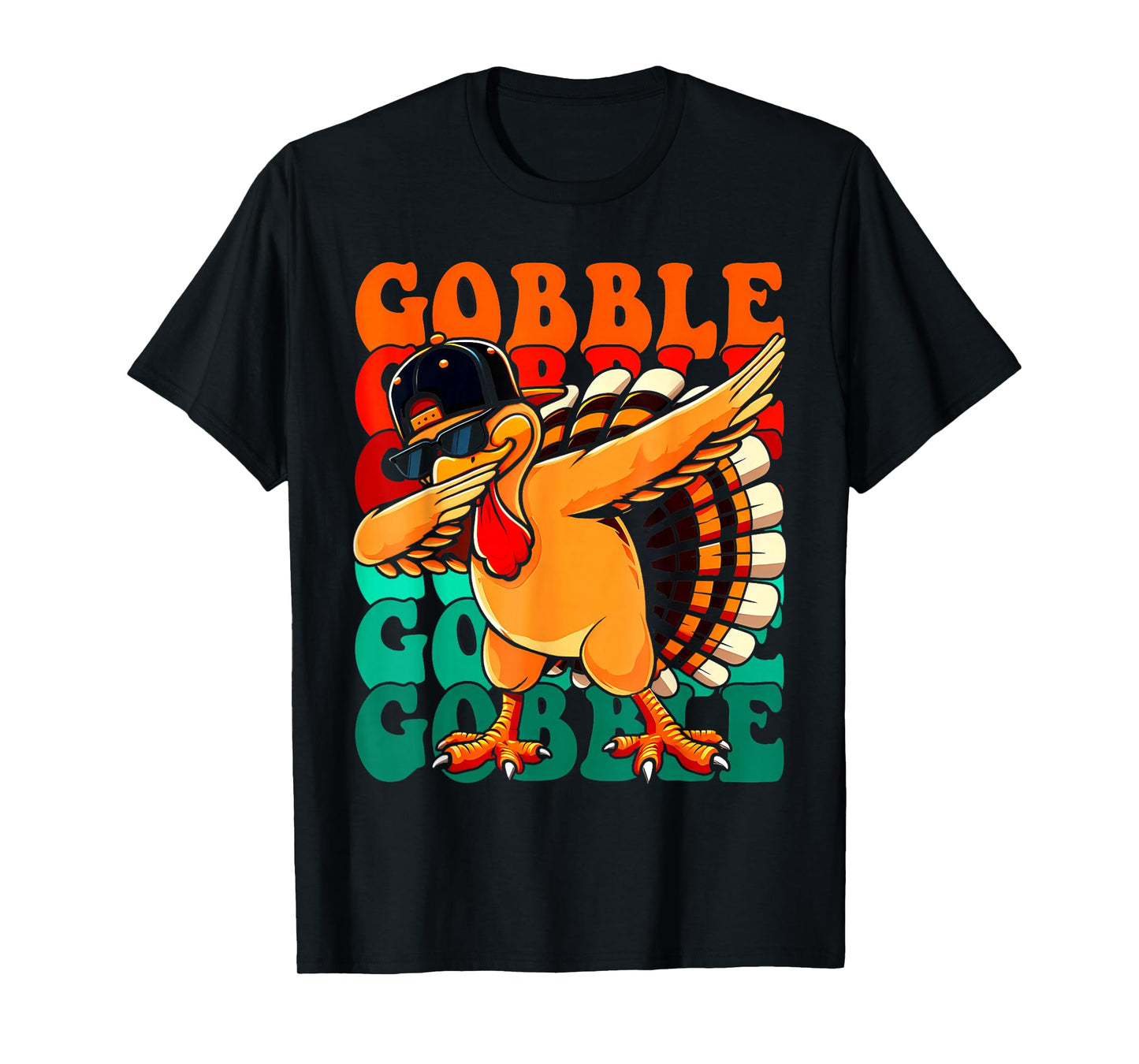 Thanksgiving Turkey Pilgrim Costume for Men Women Kids T-Shirt
