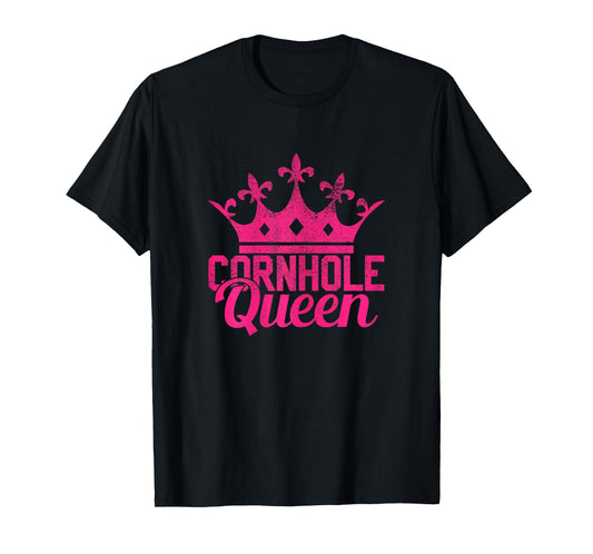 Cornhole Queen Corn Hole Funny T-Shirt
