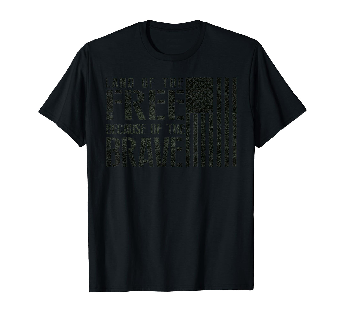 Land of The Free, Because of The Brave Memorial Day T-Shirt T-Shirt
