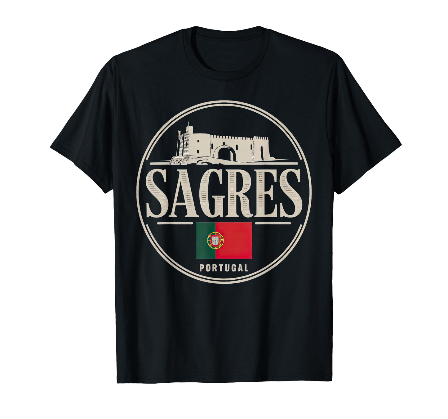 City Travel Portugal Sagres Scenic View T-Shirt