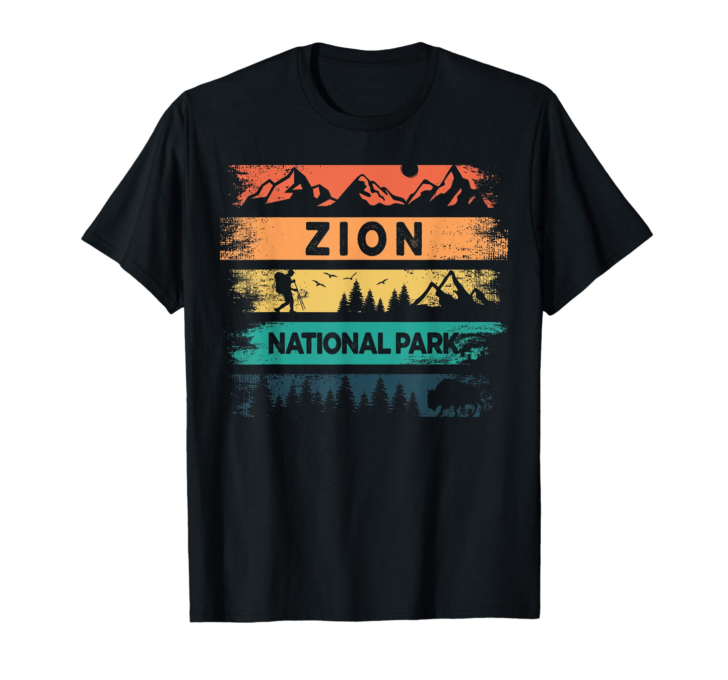 Retro Zion National Park Zion Nature Park US Vintage Zion T-Shirt