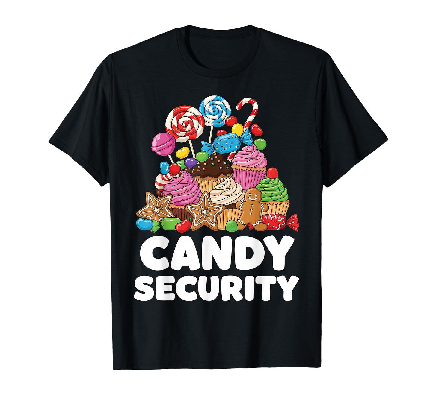 Christmas Candy Security Funny Holiday Sweet Treat Lovers T-Shirt