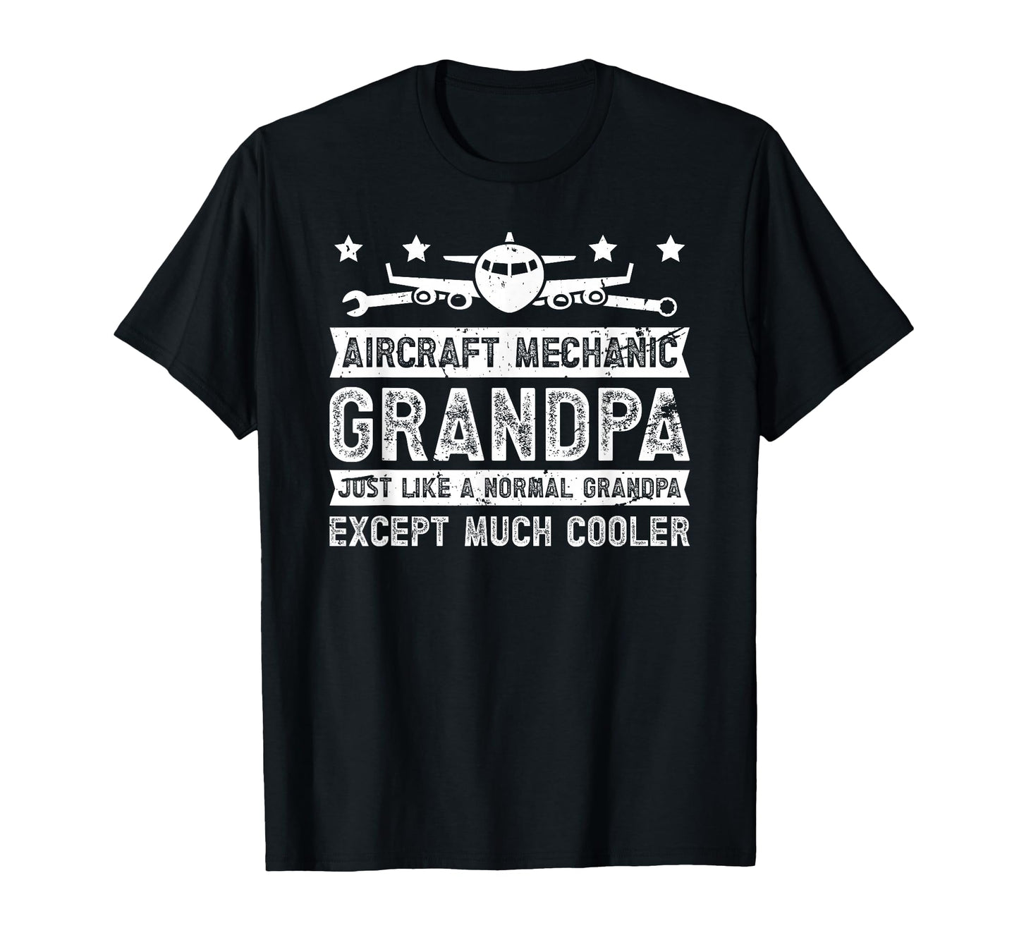 Aircraft Mechanic Grandpa Cool Aviation Mechanic Grandpa T-Shirt