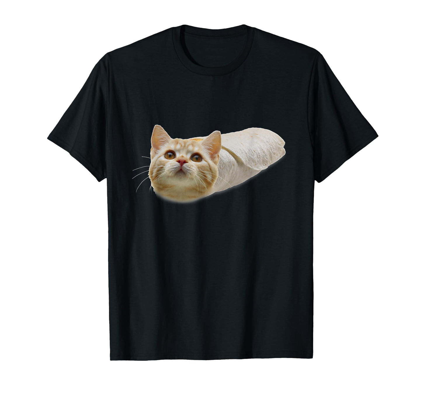 Purrito Kitty Cat in a Burrito Graphic Funny T-Shirt T-Shirt