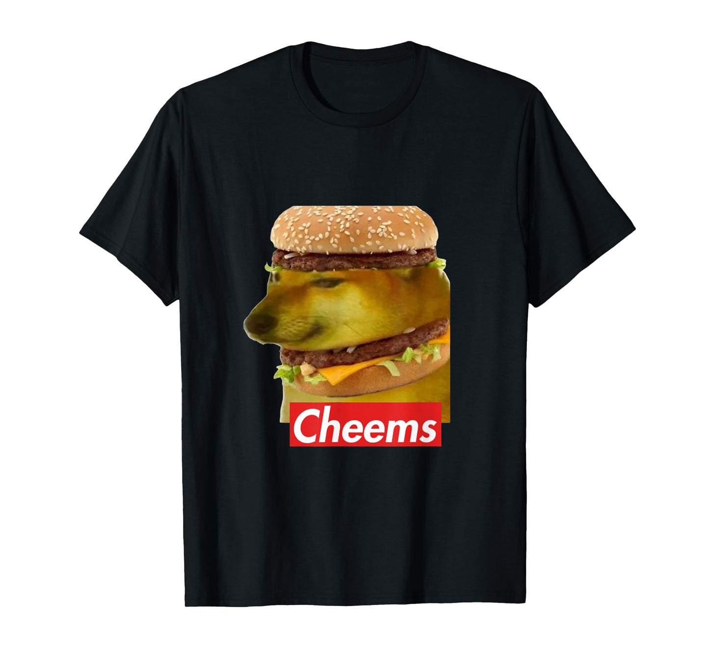 Cheems Cheemsburbger Ironic Doge Meme T-Shirt
