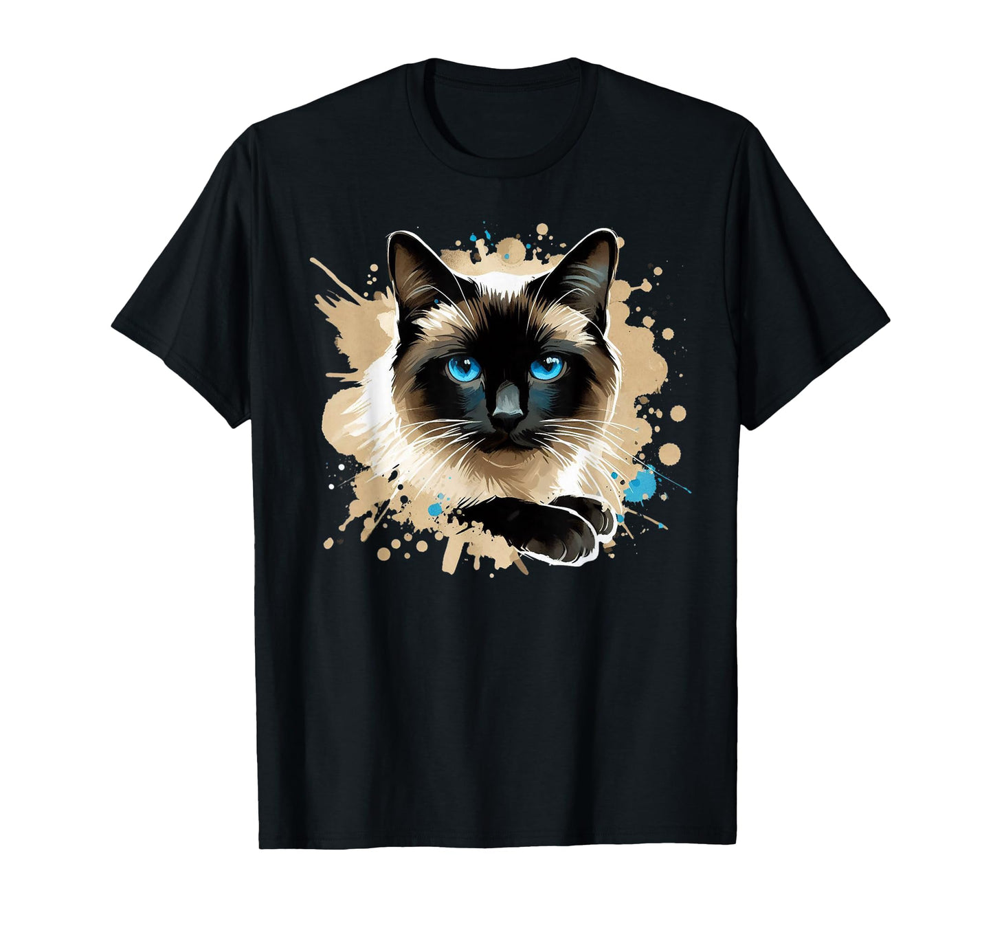 Siamese Cat Graphic Cute Siamese Cat Lover Animal Kitty T-Shirt