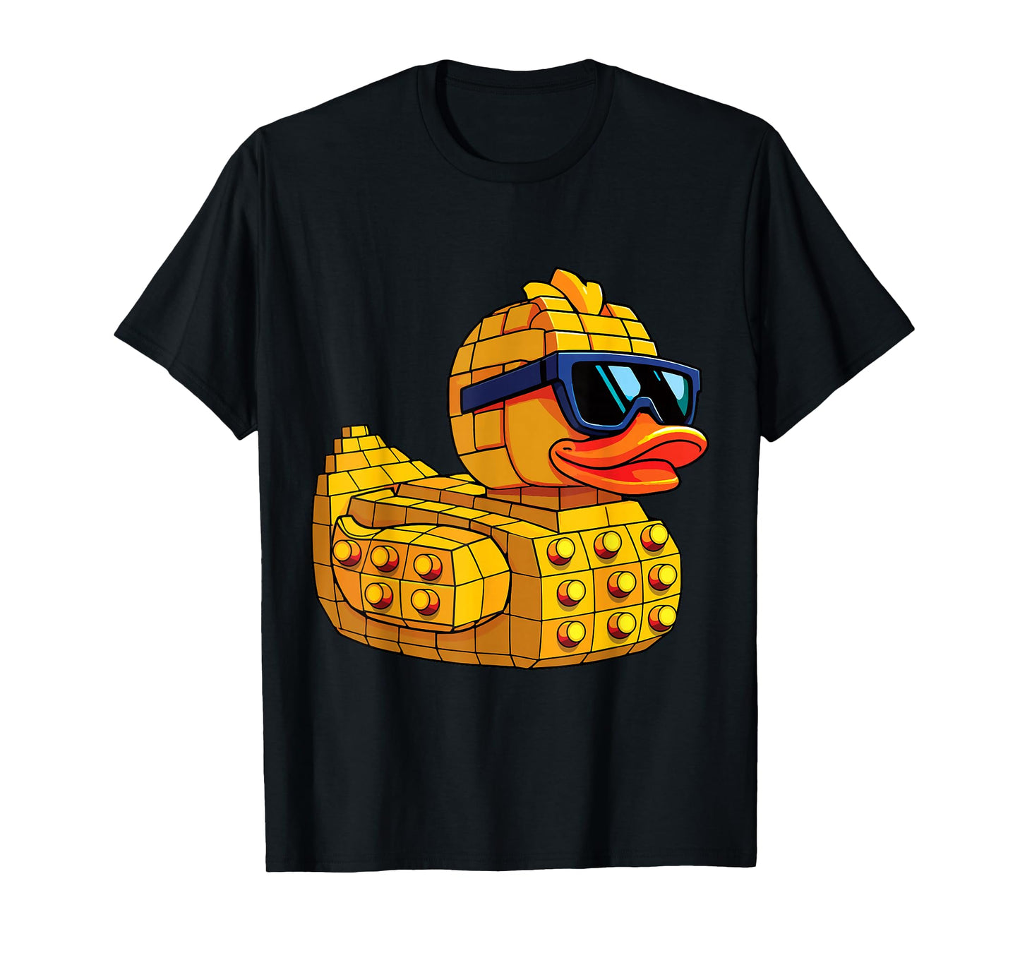 Duck Brick Master Builder Block Building Brick Builder T-Shirt