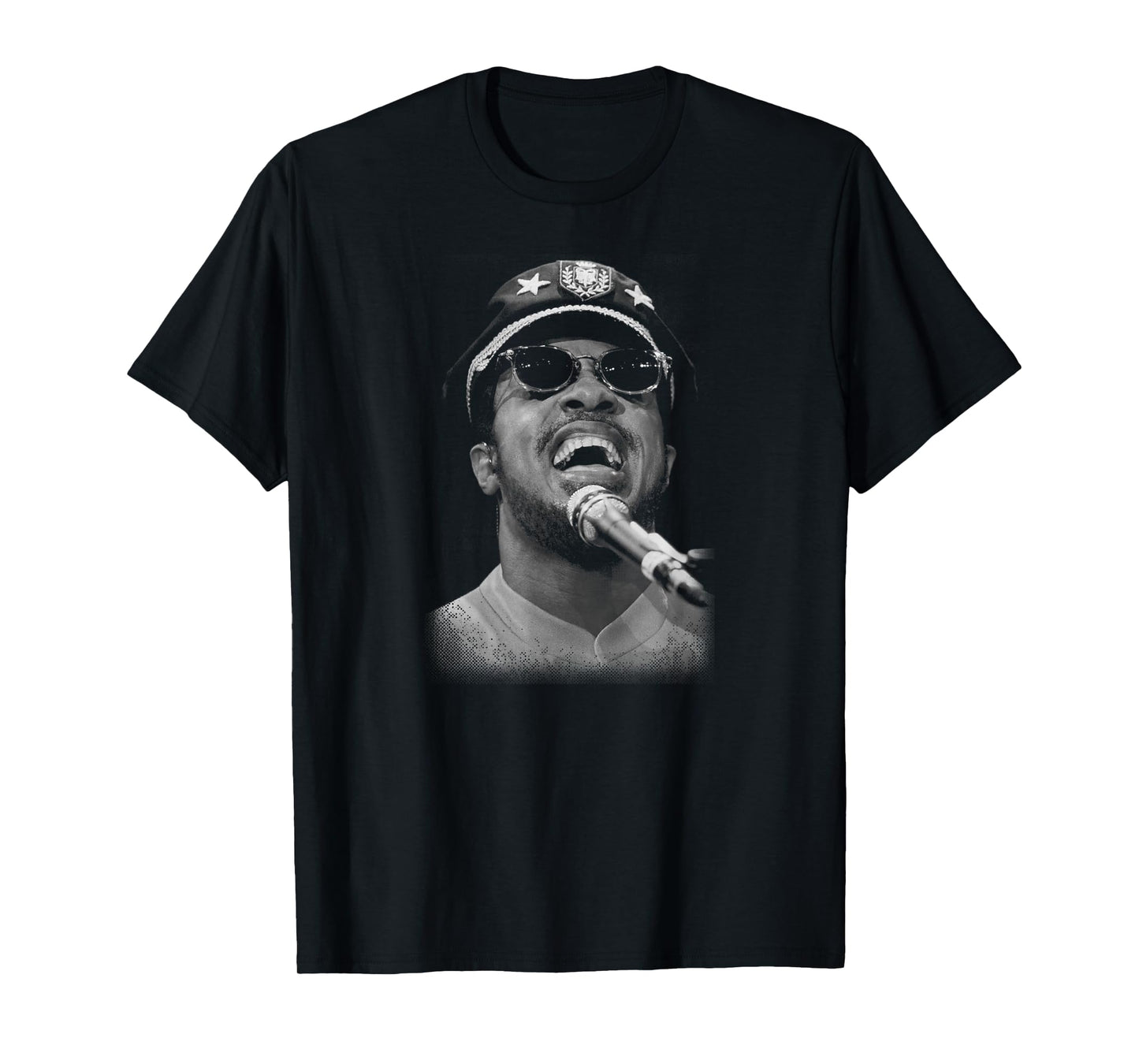 Stevie Wonder Performing Live by Stephen Wright T-Shirt
