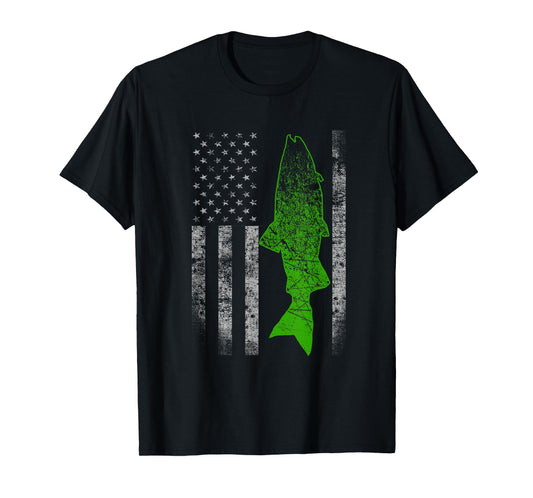 Kokanee Flag - Cool Kokanee Fishing T-Shirt