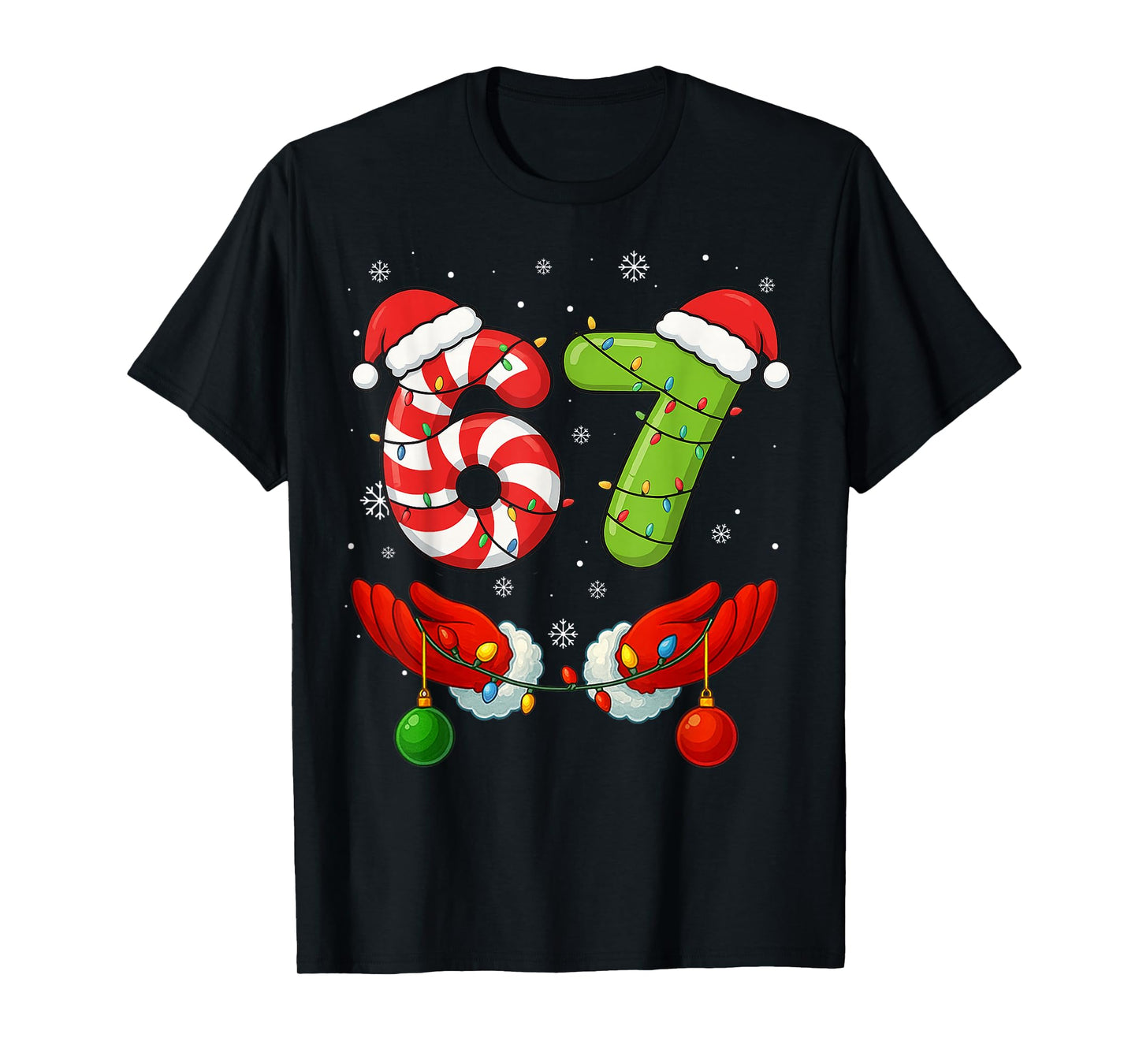 Funny Six Seven 6 7 Meme Kids Women Men Boys Girls Christmas T-Shirt
