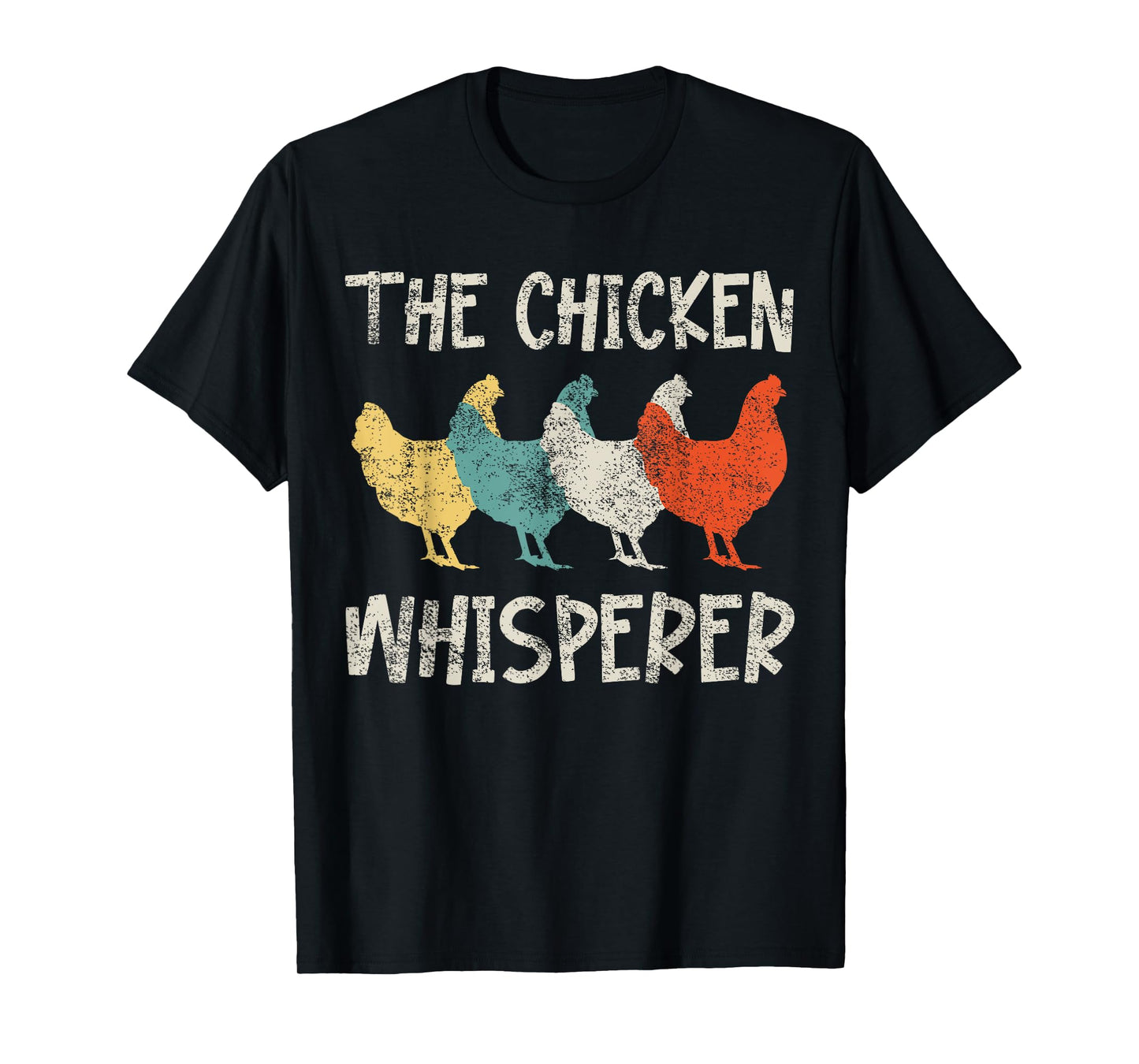 Chicken Whisperer Farmer Retro T-Shirt