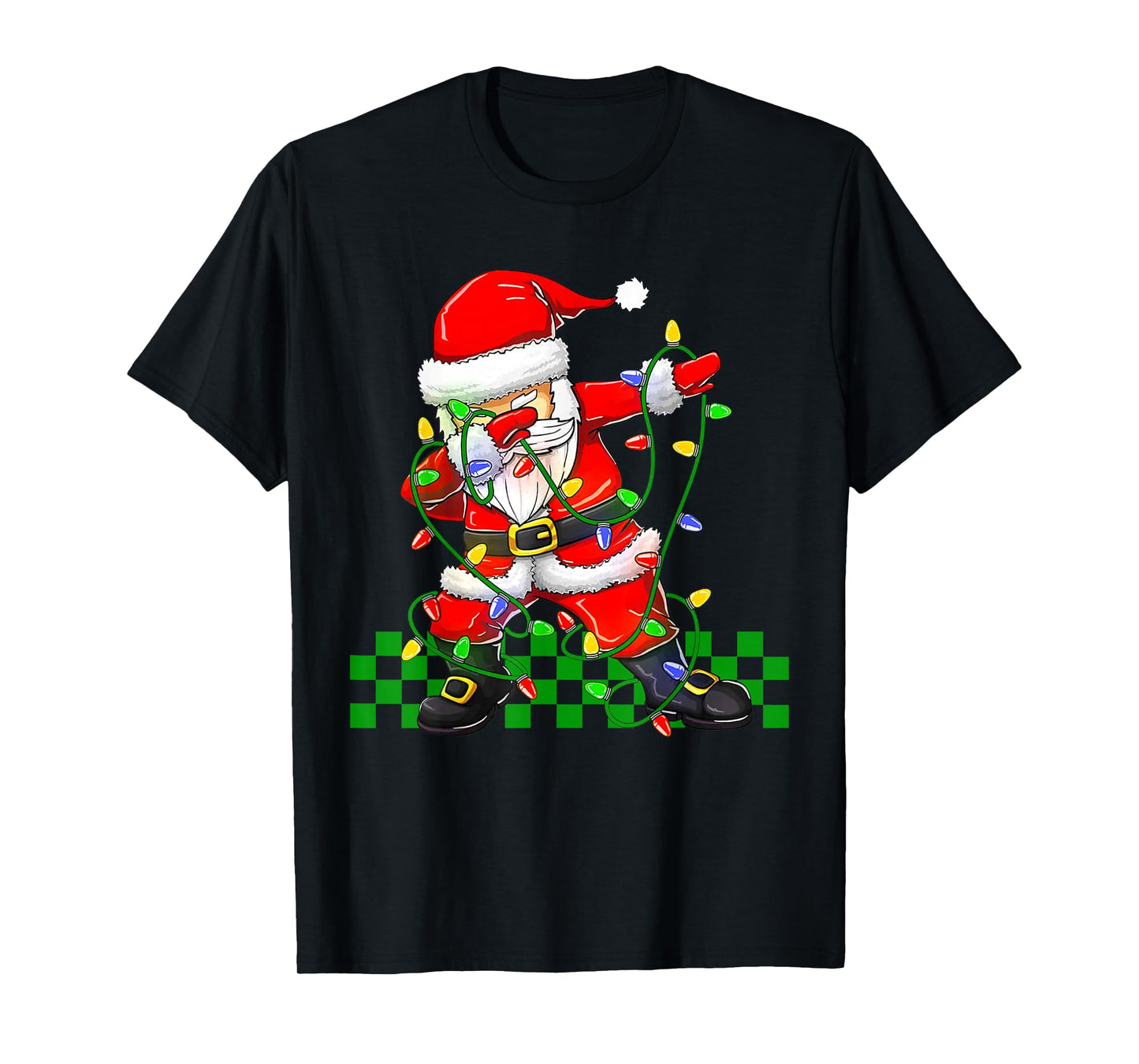 Dabbing Santa Friends Christmas Boys Men Kids Funny Xmas Dab T-Shirt