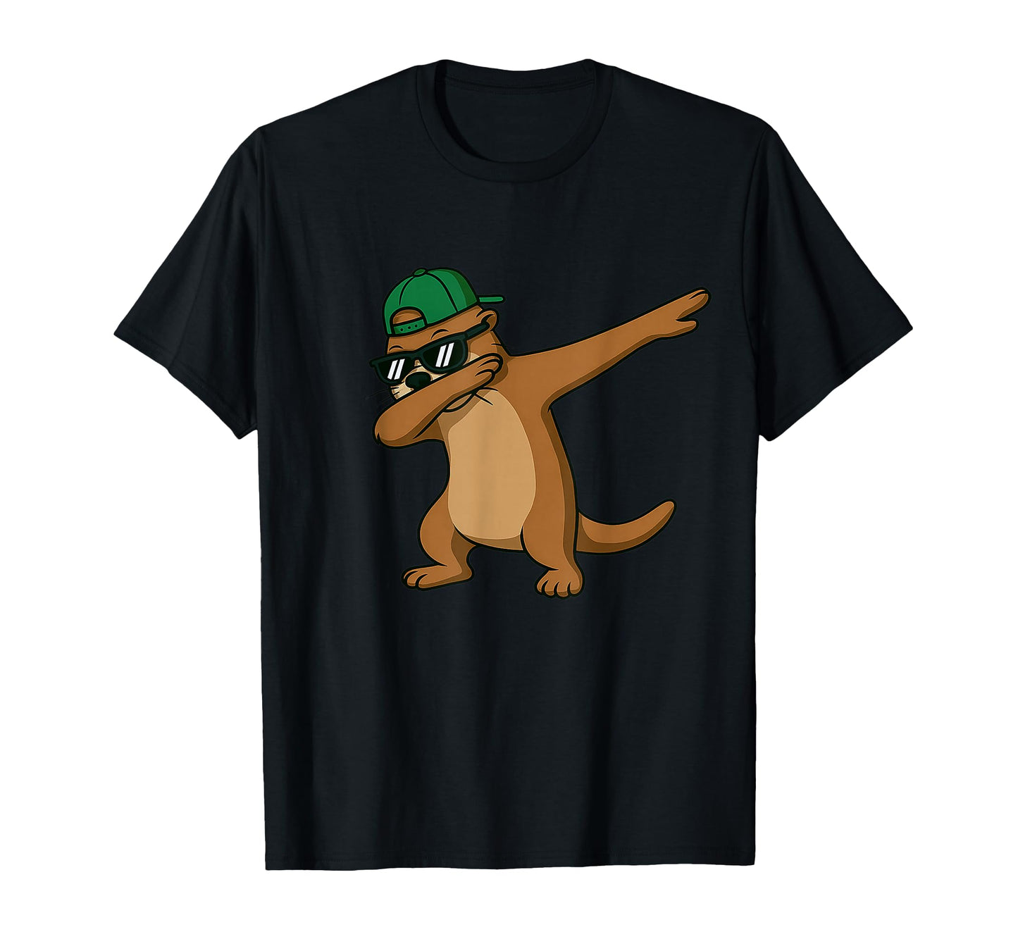 Otter Dab Meme Animal Dance Funny Gifts for Men Women Kid T-Shirt
