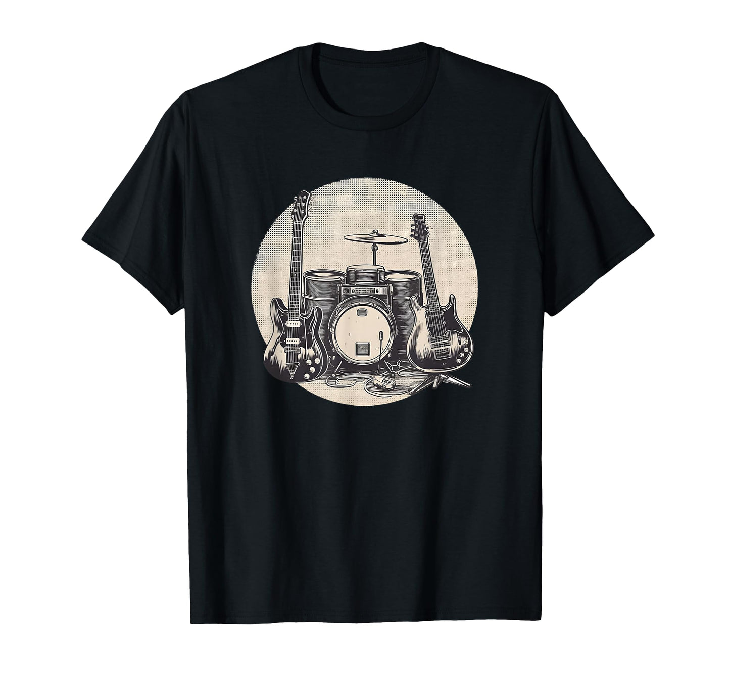 Music Lover Rock Music rock 'n' roll guitar drums concerts T-Shirt