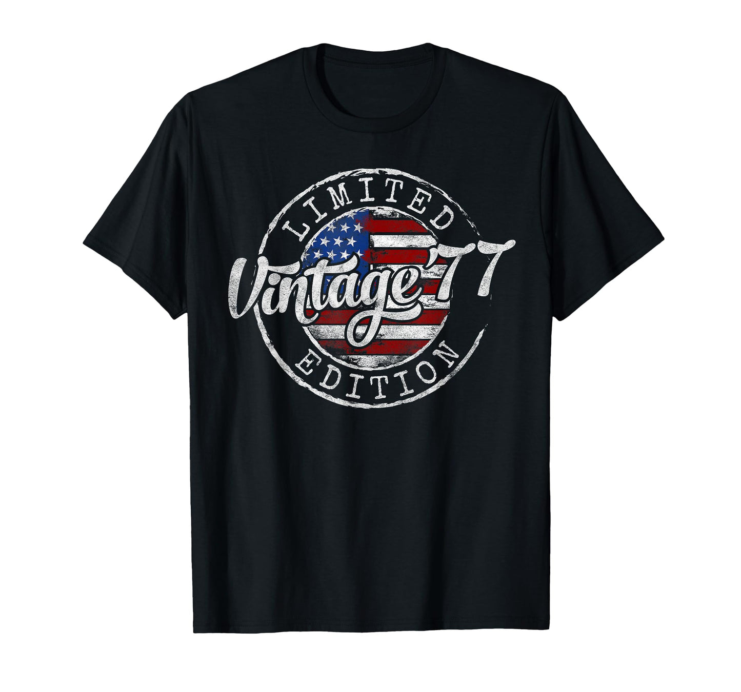 Vintage 1977 48th Birthday Gifts for Men Women 48 Year Old T-Shirt
