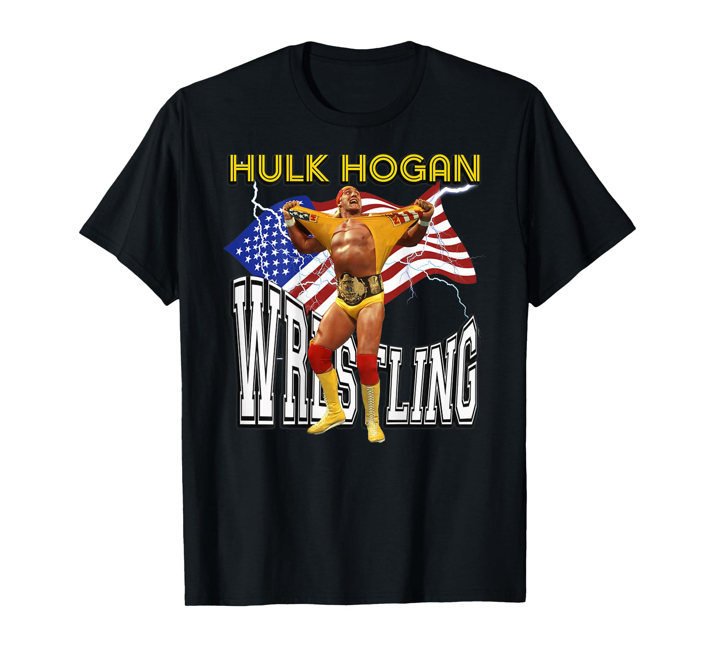 Hulk Hogan_007_Back Printed T-Shirt