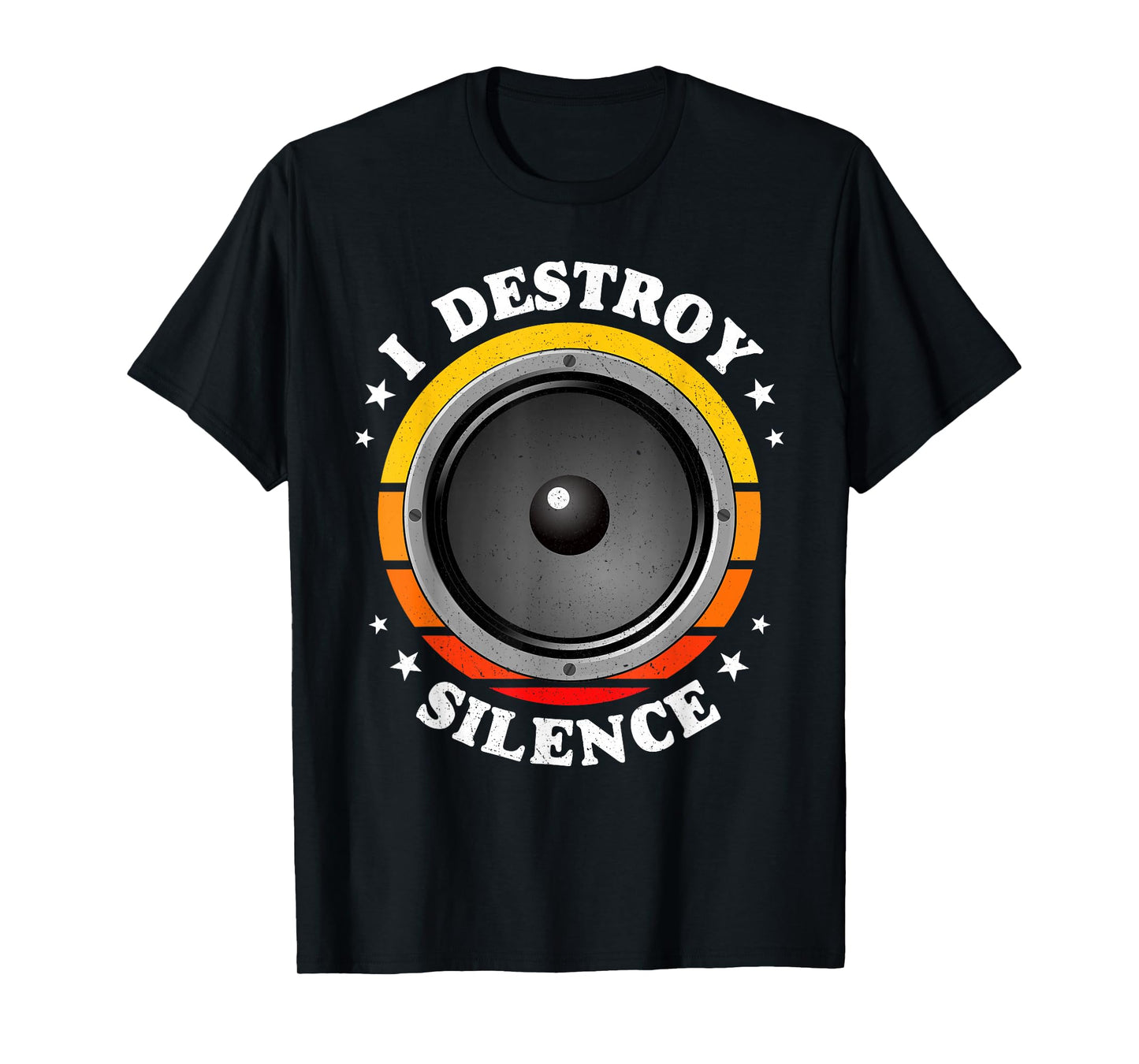 I Destroy Silence Speaker T-Shirt