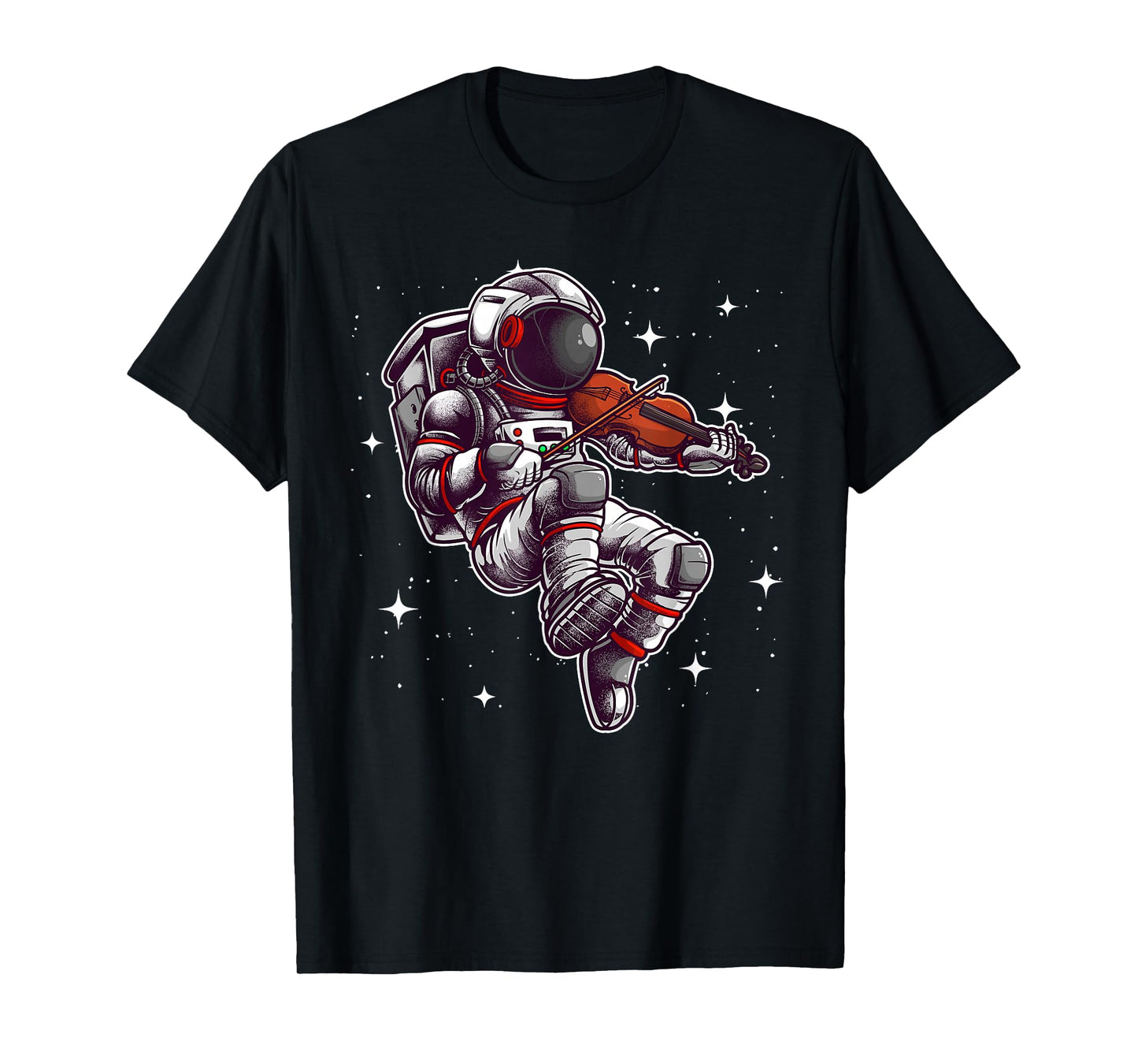 Cool Violin Player Astronaut For Men Women Viola Music Lover T-Shirt