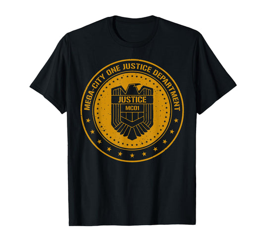 Mega City One Justice Department Justice MC01 T-Shirt