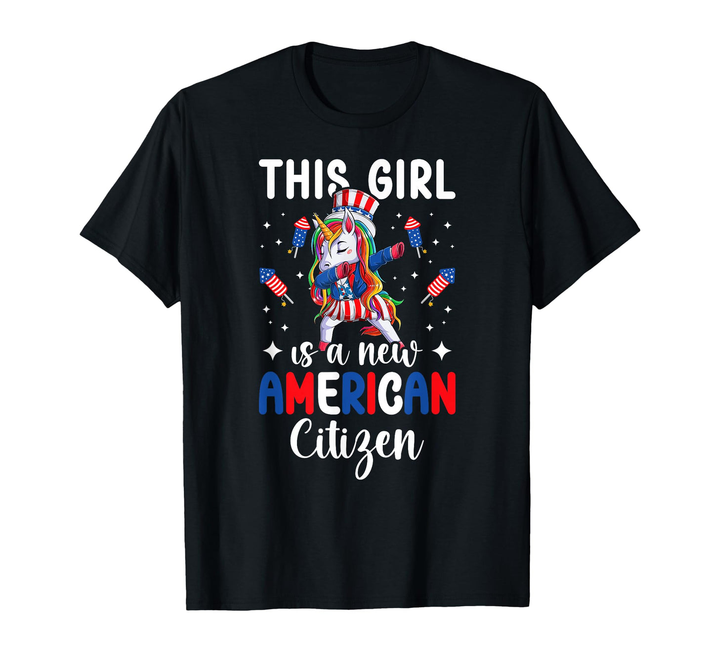This Girl Is A New American Citizen New US Citizen USA T-Shirt
