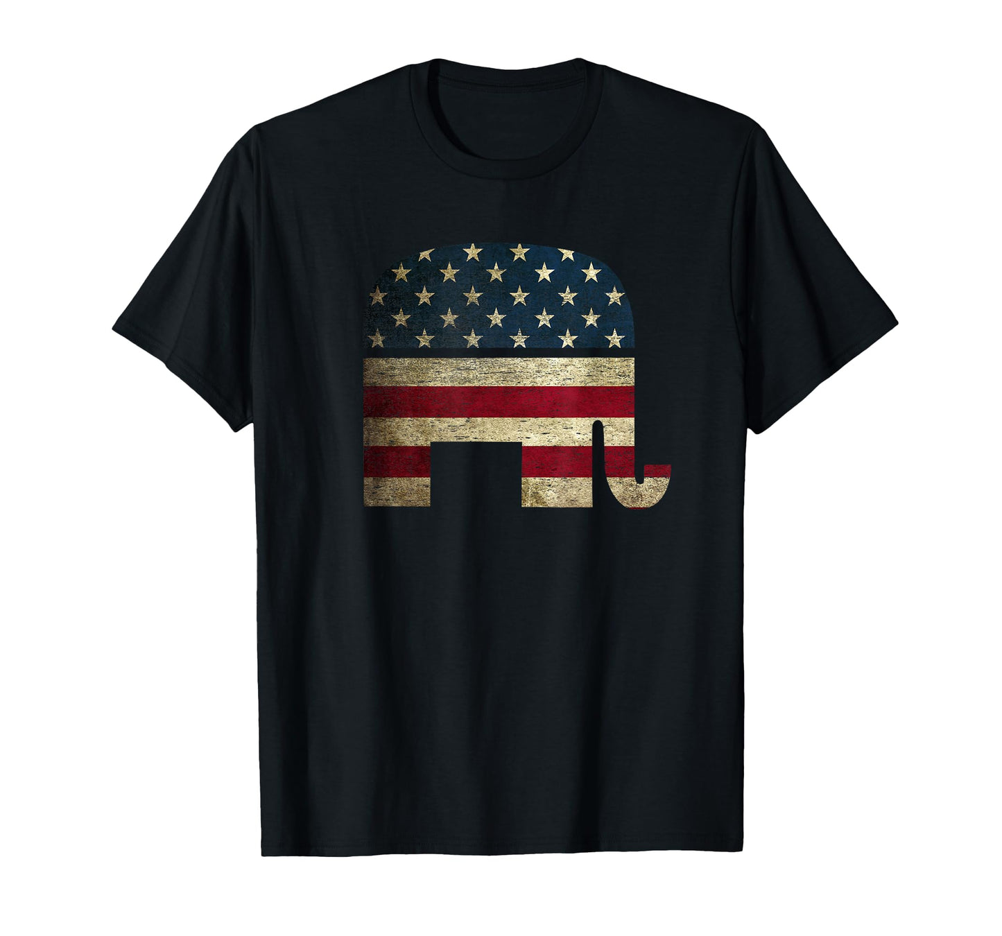 Patriotic Elephant Shirt American Flag USA Republican Party T-Shirt