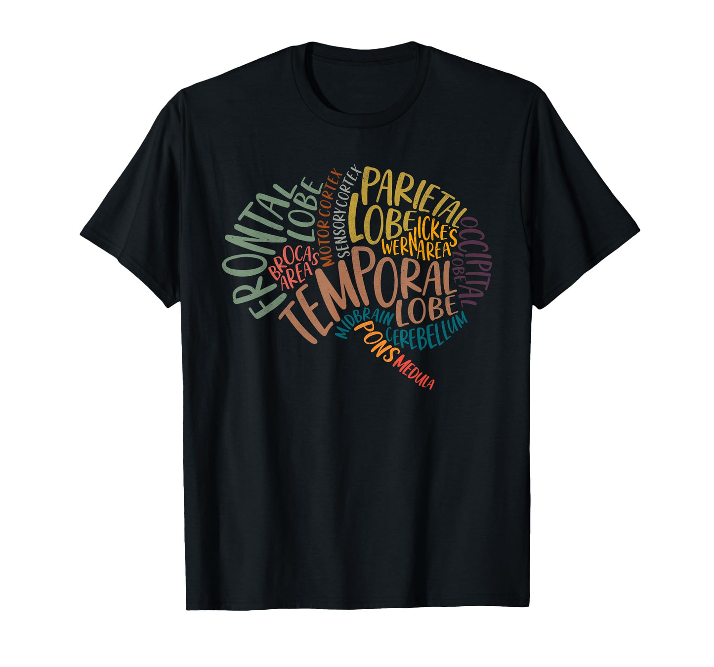 Anatomy Of The Brain Nurse Brain Anatomy T-Shirt
