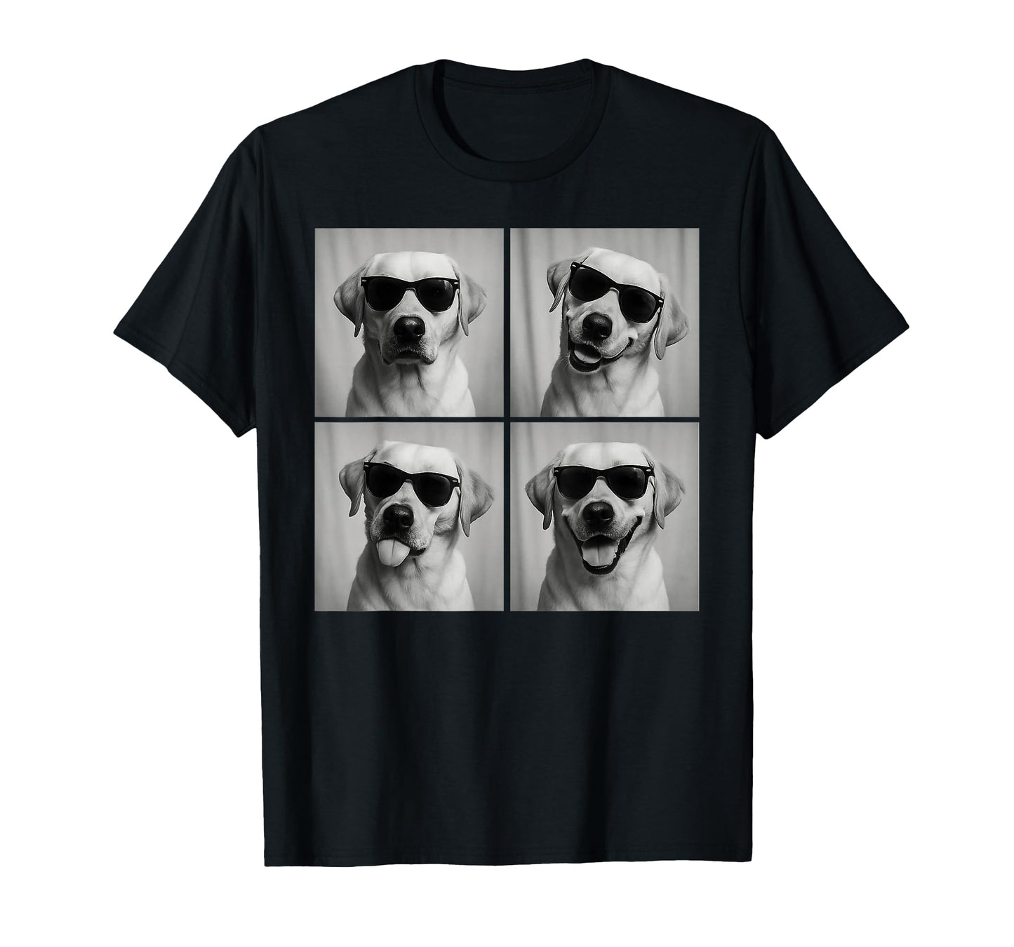 Funny Labrador Dog Lover Cute Yellow Lab Photo Booth T-Shirt