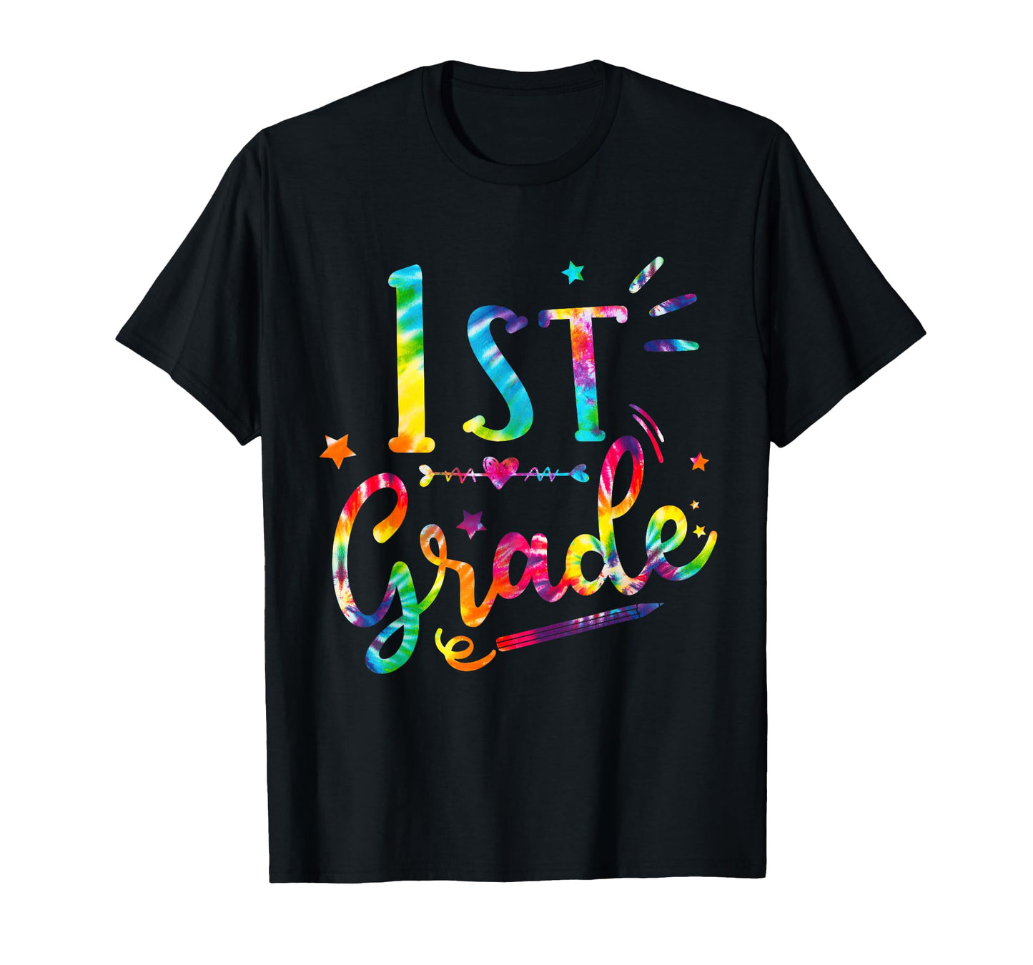 1st Grade Tie Dye Shirt First Grade Shirs Back To School T-Shirt