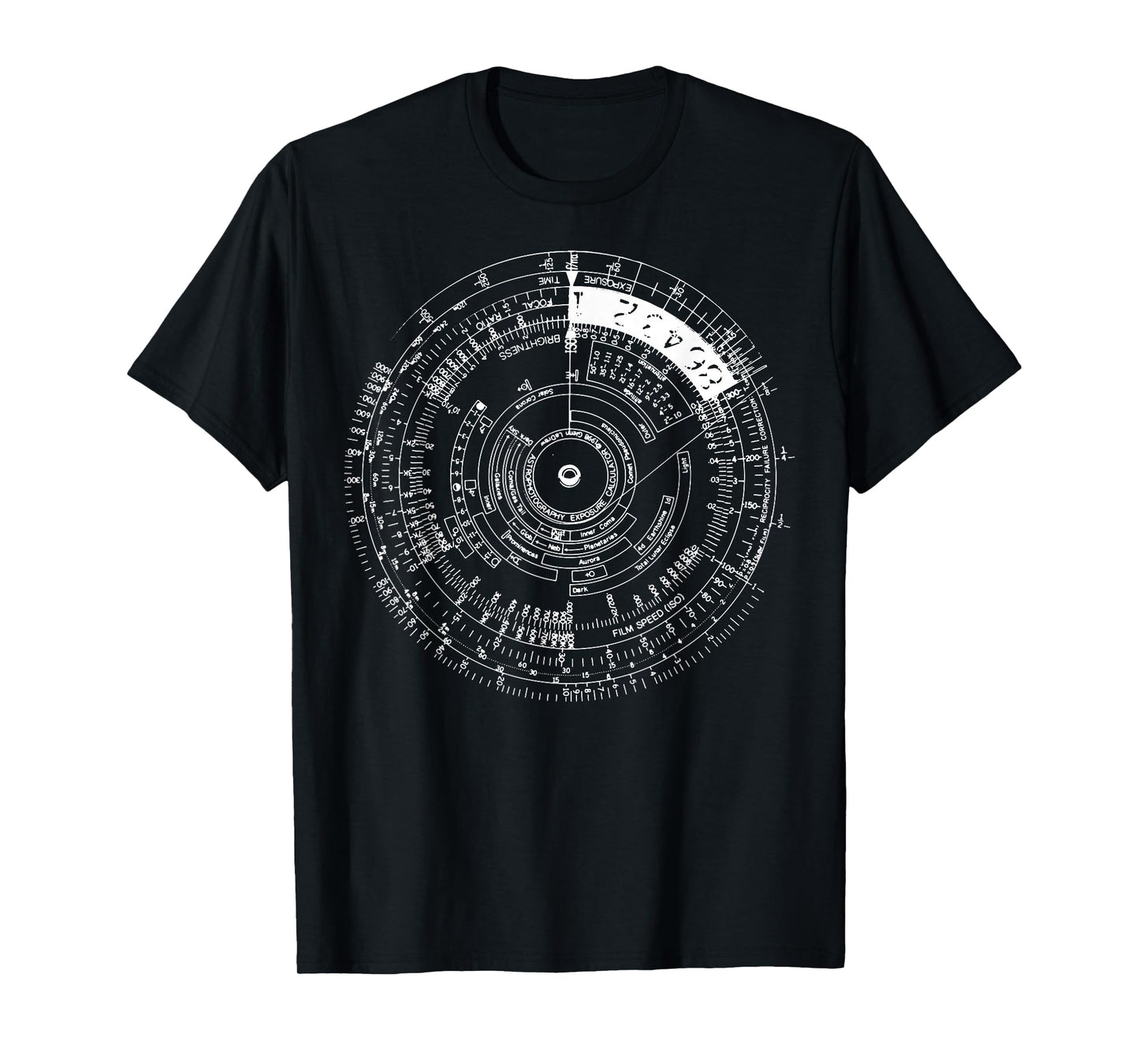 Vintage Chart - Astrophotography Exposure Stars Photo Space T-Shirt