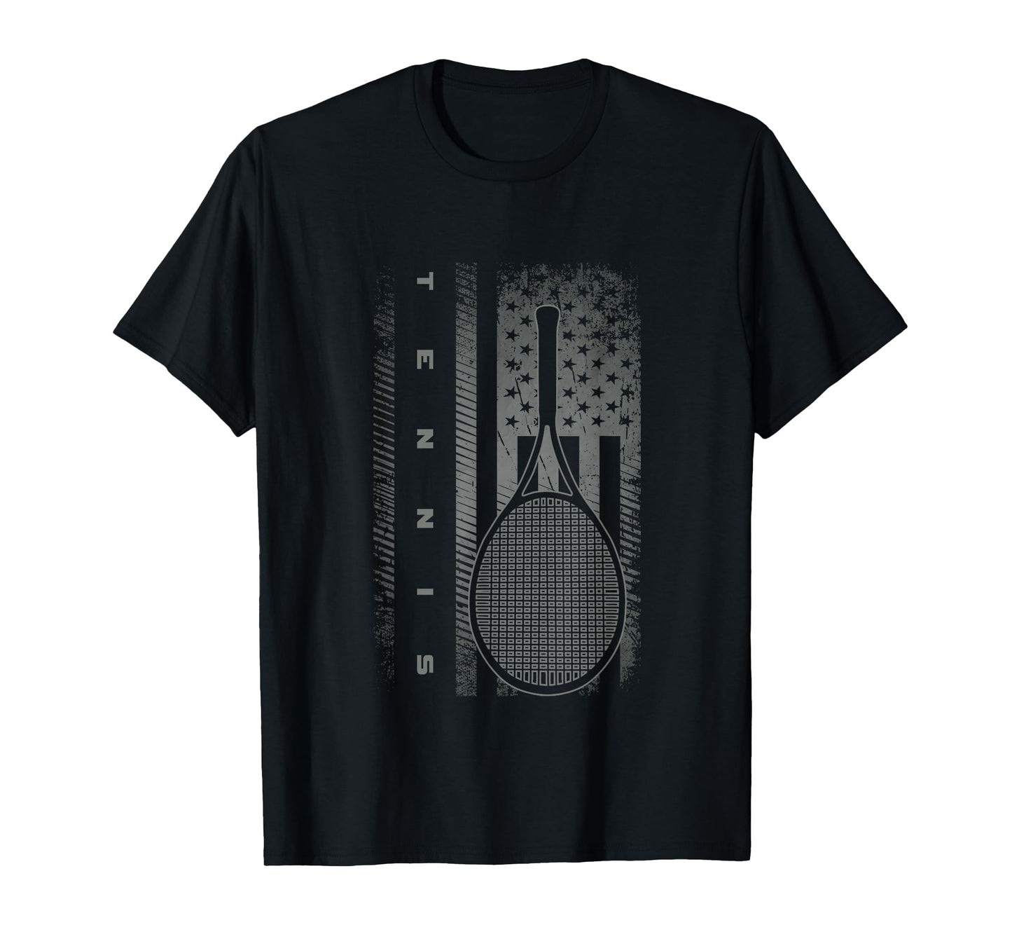 American Flag Tennis T-Shirt
